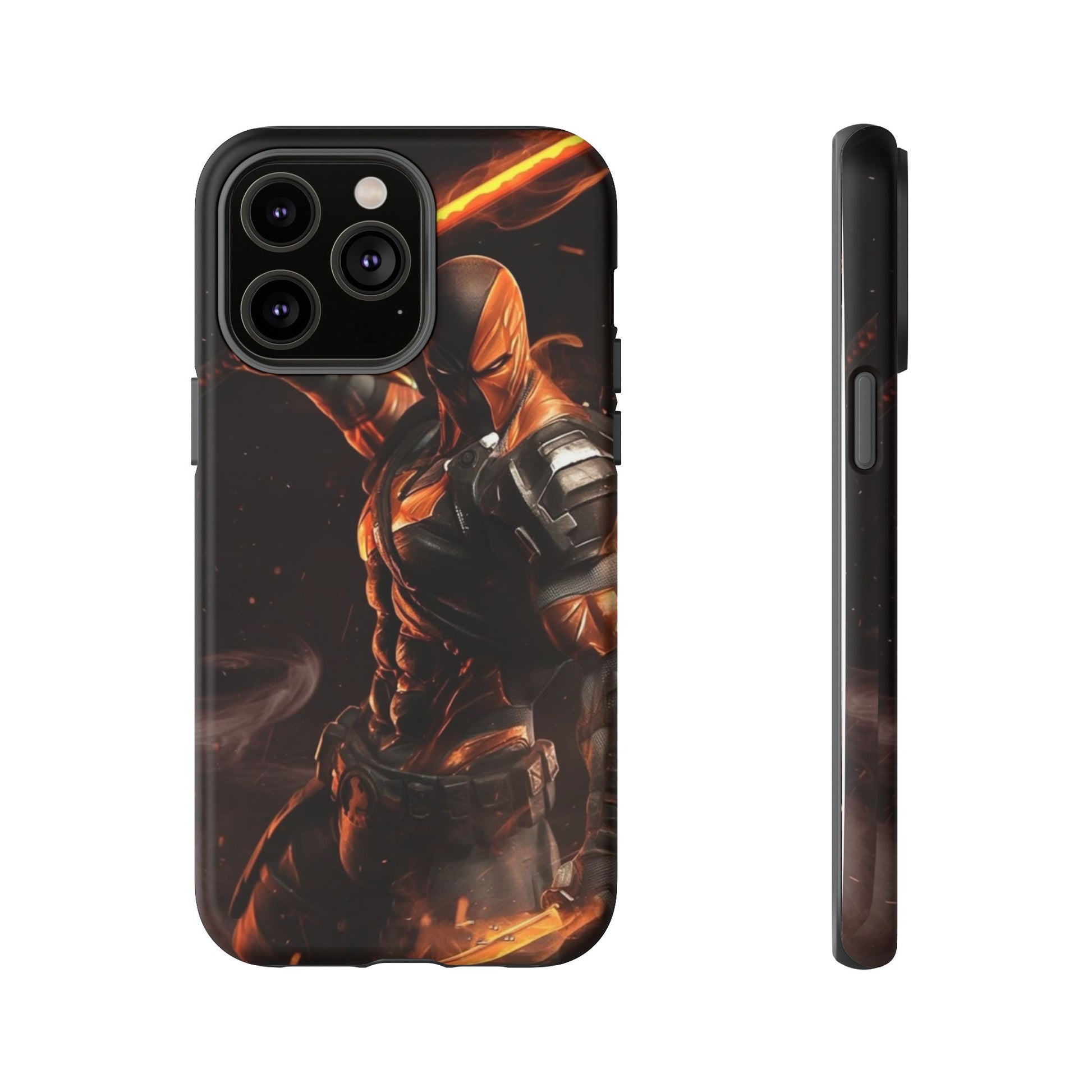 DC Comics Death Stroke Tough Cases for iPhones, Samsung, and Pixel