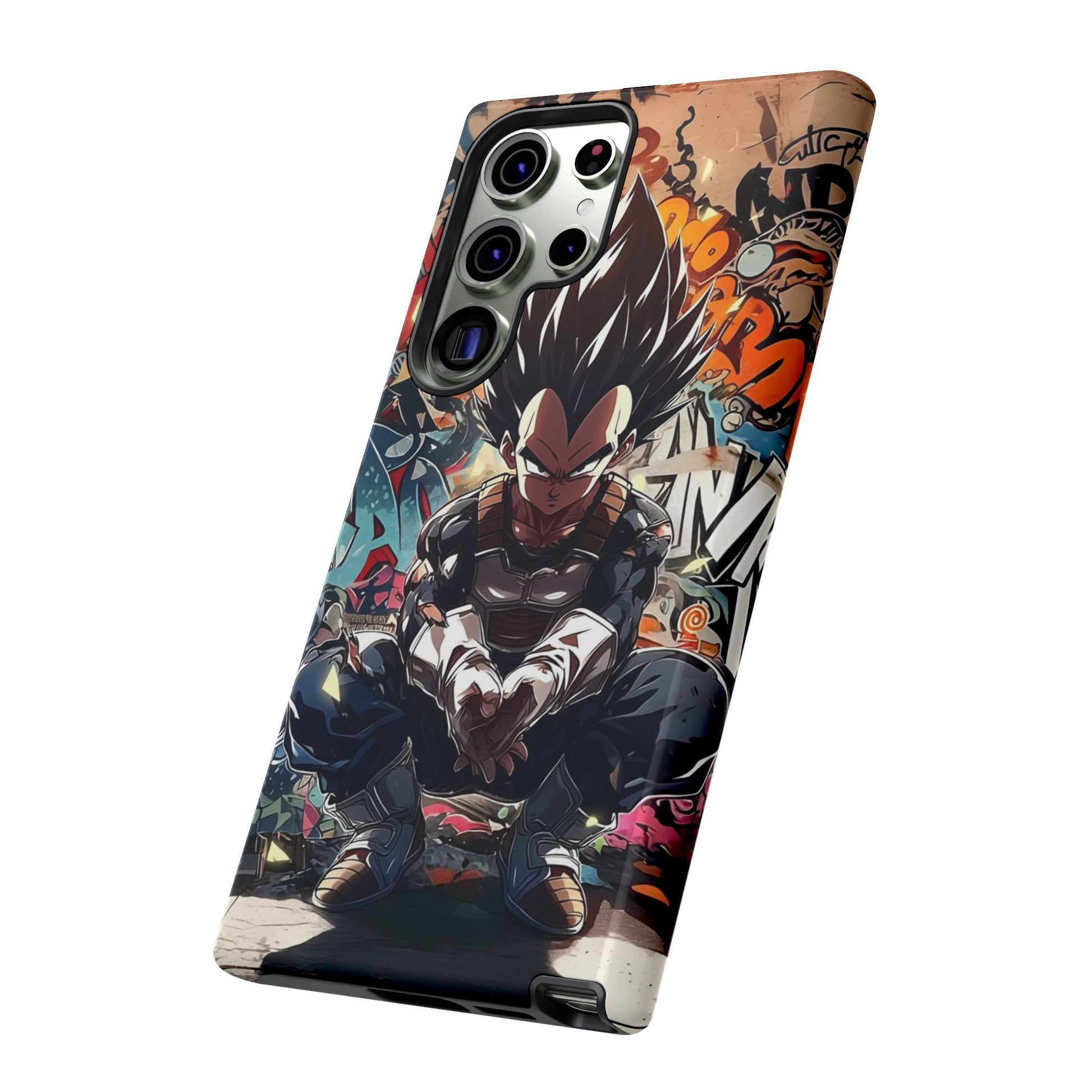 Anime Vegeta Dragon ball Z Tough Cases for iPhones, Samsung, and Pixel