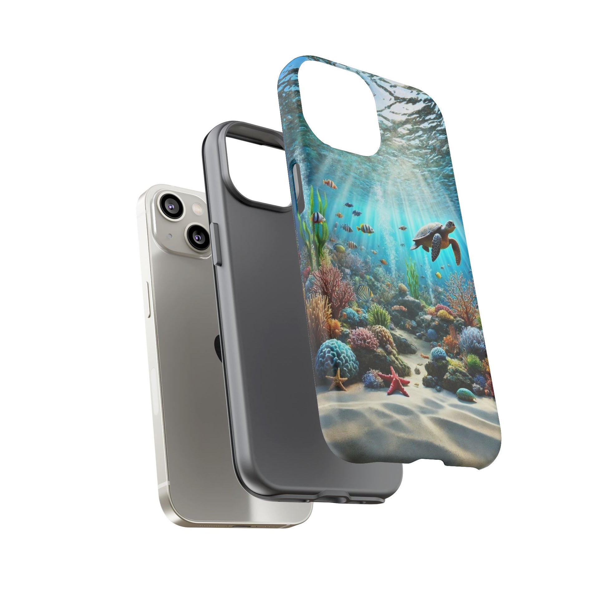 Under Sea Landscape Tough Cases for iPhones, Samsung, and Pixel