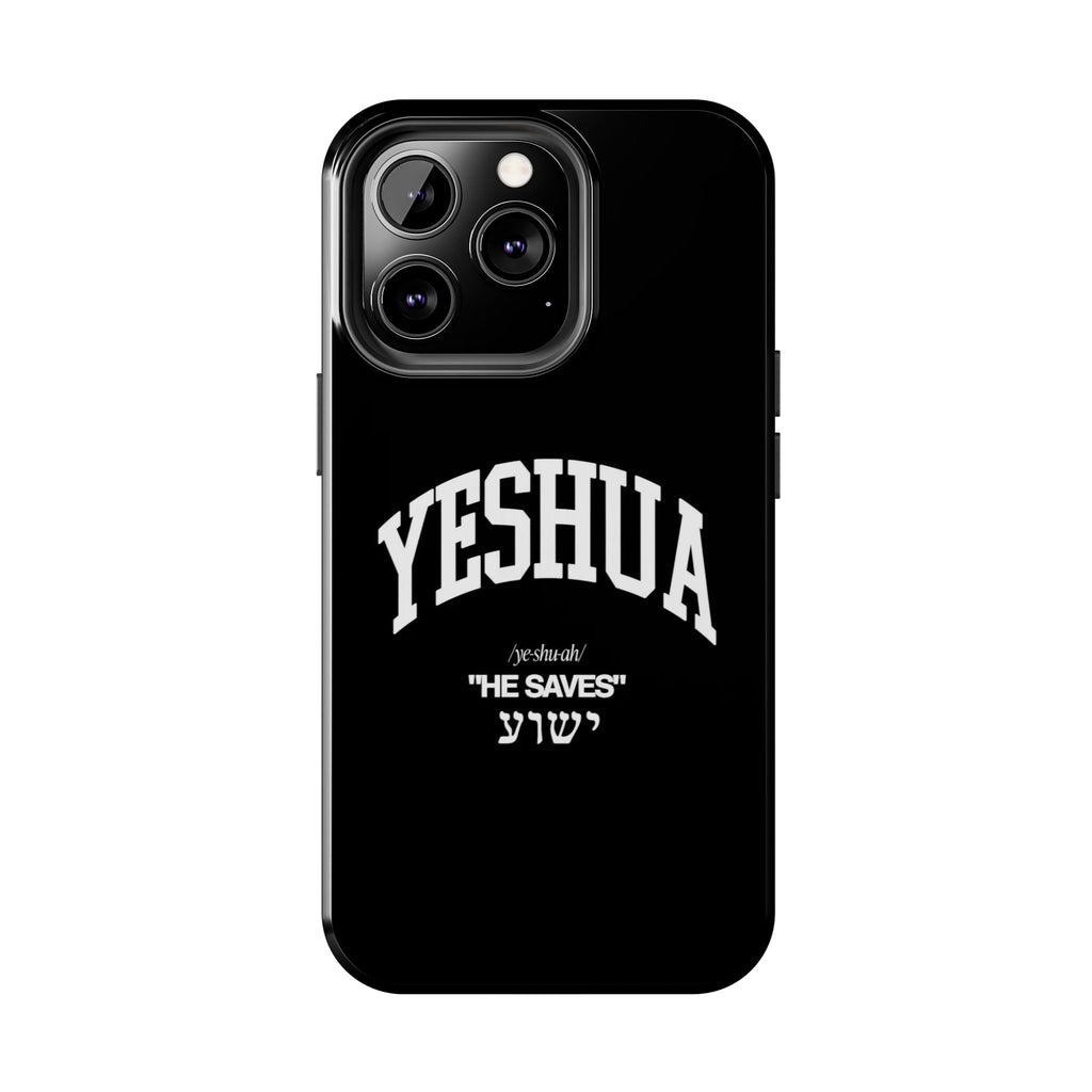 Yeshua He Saves Christian Theme Phone Cases for iPhones & Samsung Phones