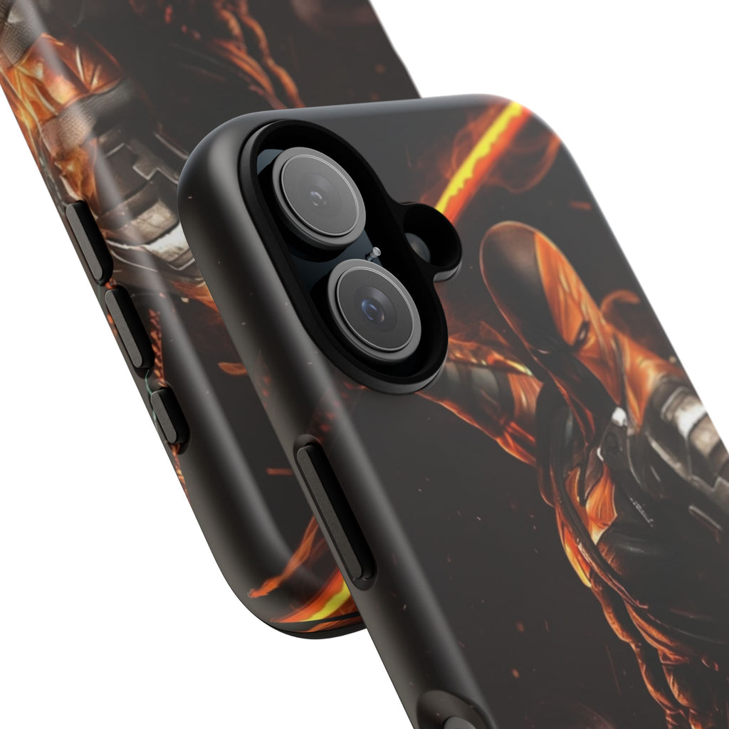 DC Comics Death Stroke Tough Cases for iPhones, Samsung, and Pixel