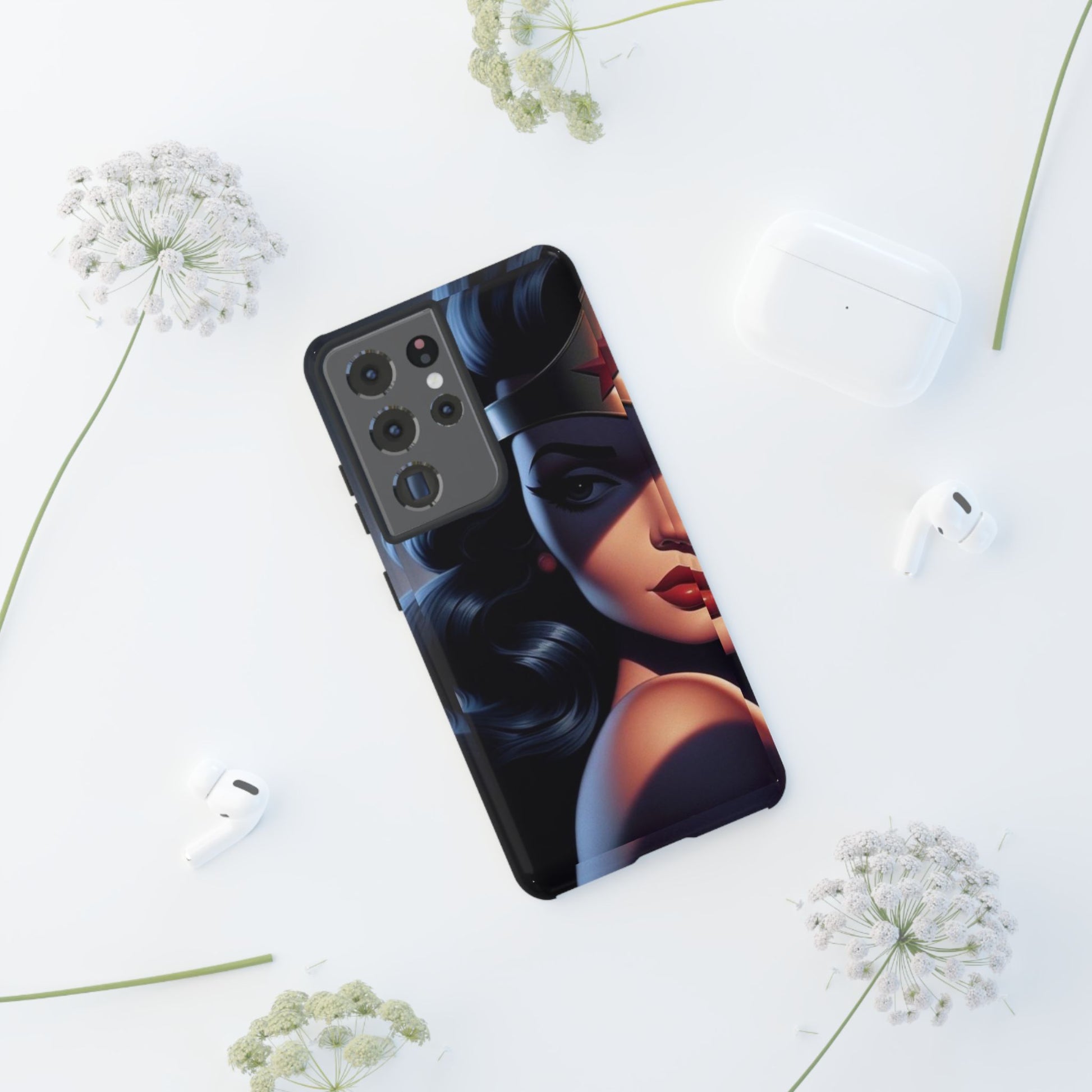 Classic Comics Wonder Woman Tough Cases for iPhones, Samsung, and Pixel