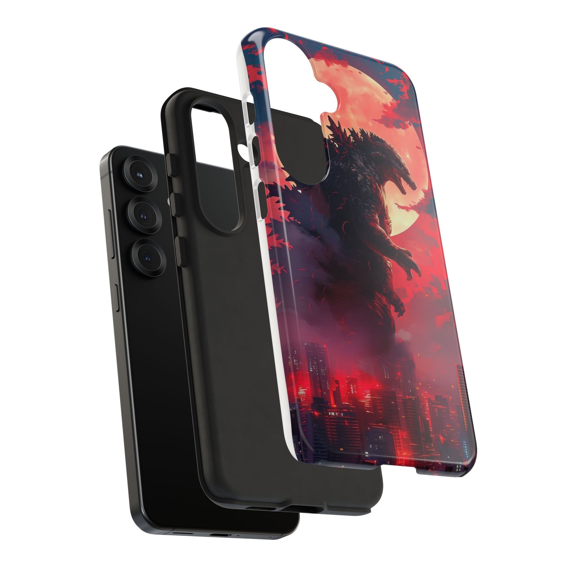 King of Monsters Godzilla Tough Phone Cases for iPhones, Samsung, and Pixel