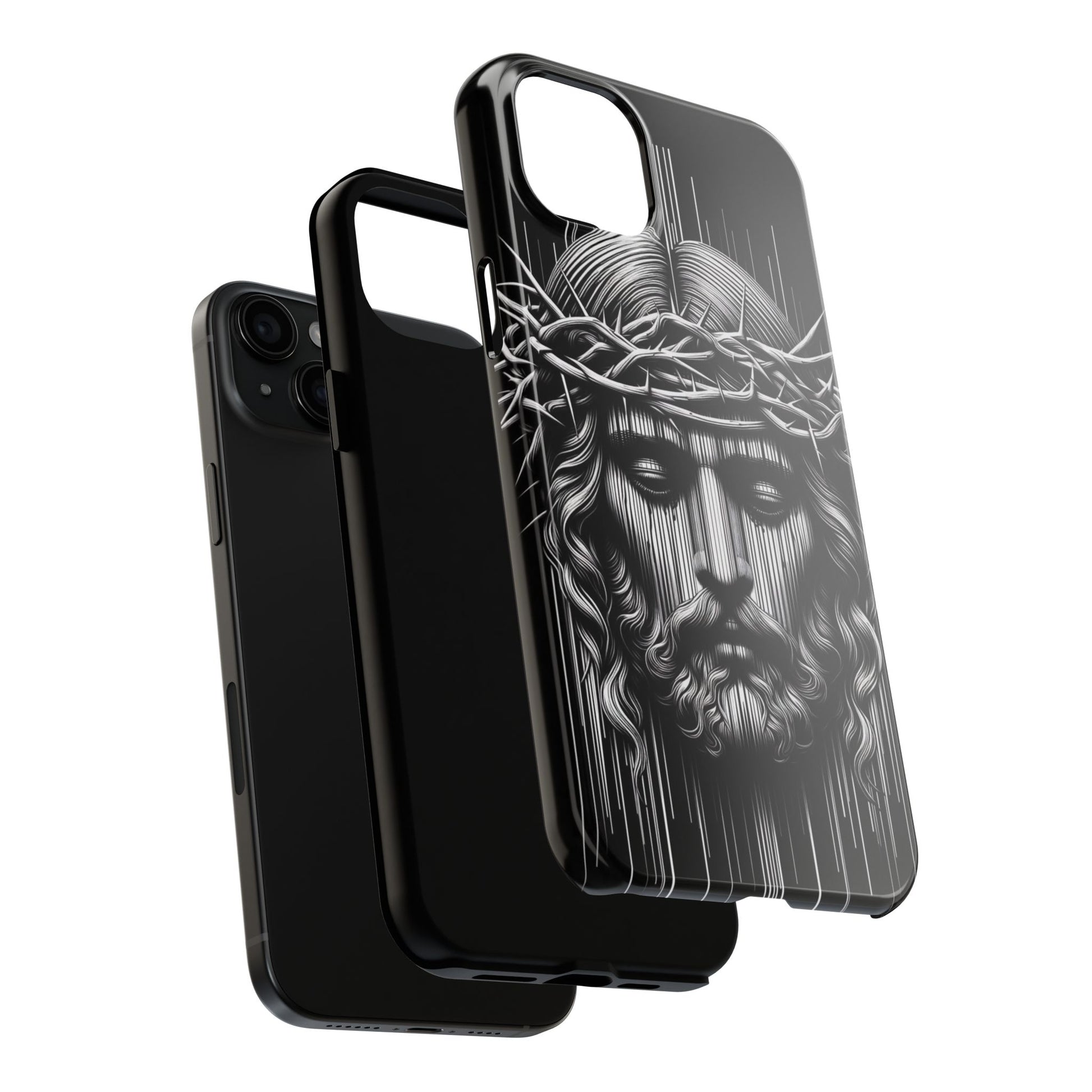 Jesus The King Crown Christian Phone Cases for iPhones & Samsung Phones