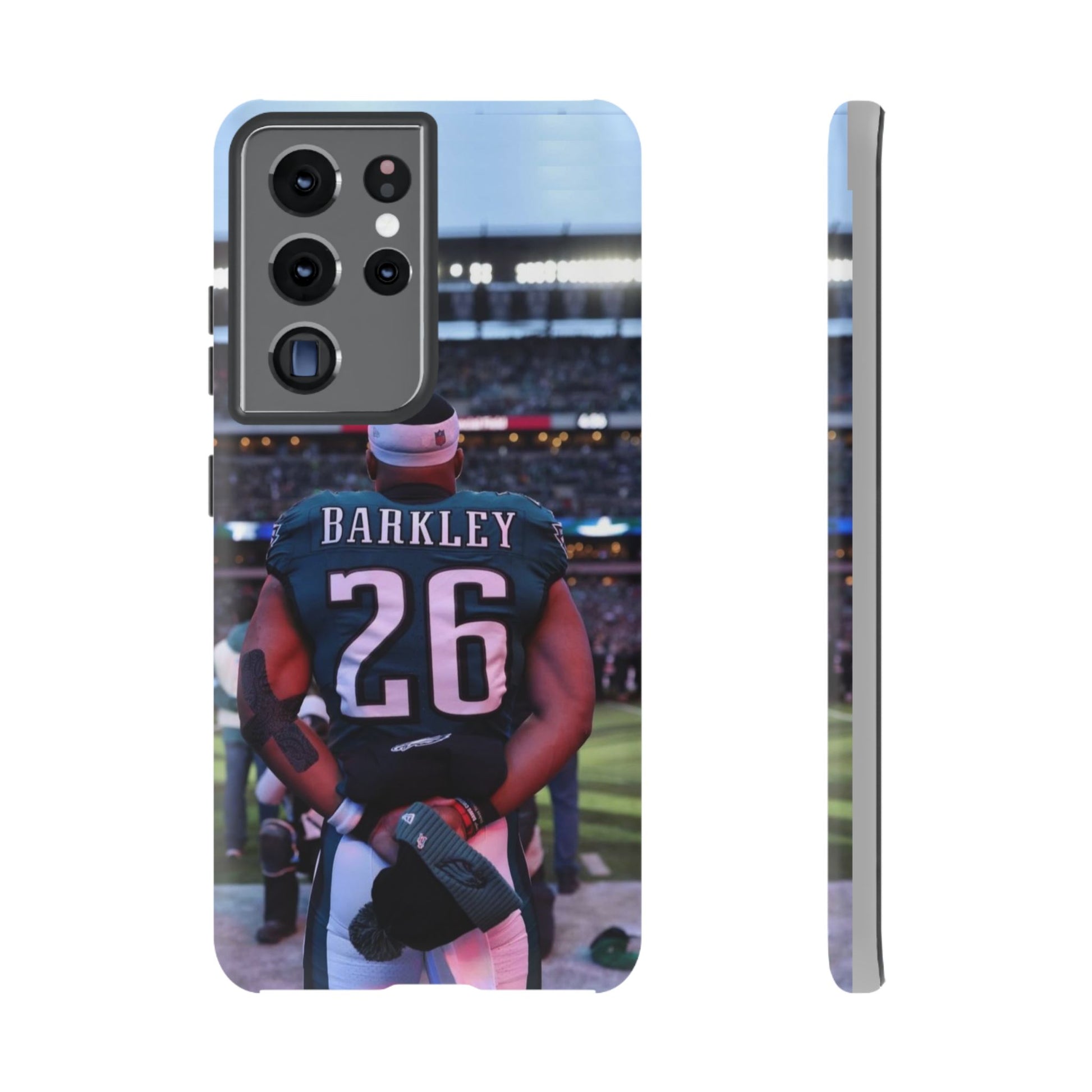 Eagles Football Saquon Barkley Tough Cases for iPhones, Samsung, and Pixel