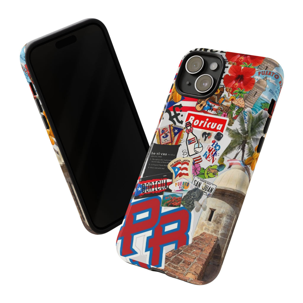 Puerto Rico Boricua Art Tough Cases for iPhones, Samsung, and Pixel