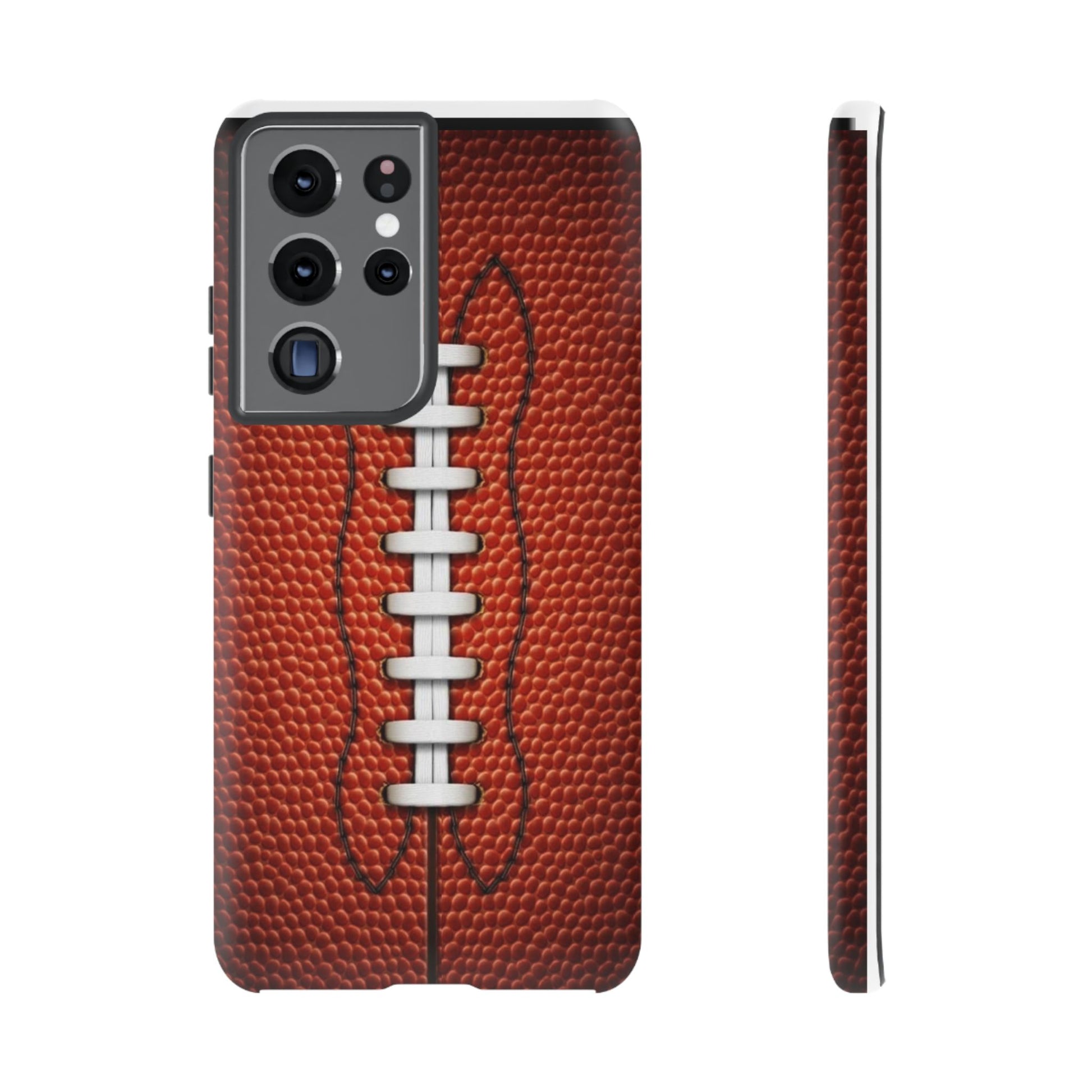 Football Pigskin Print Tough Cases for iPhones, Samsung, and Pixel