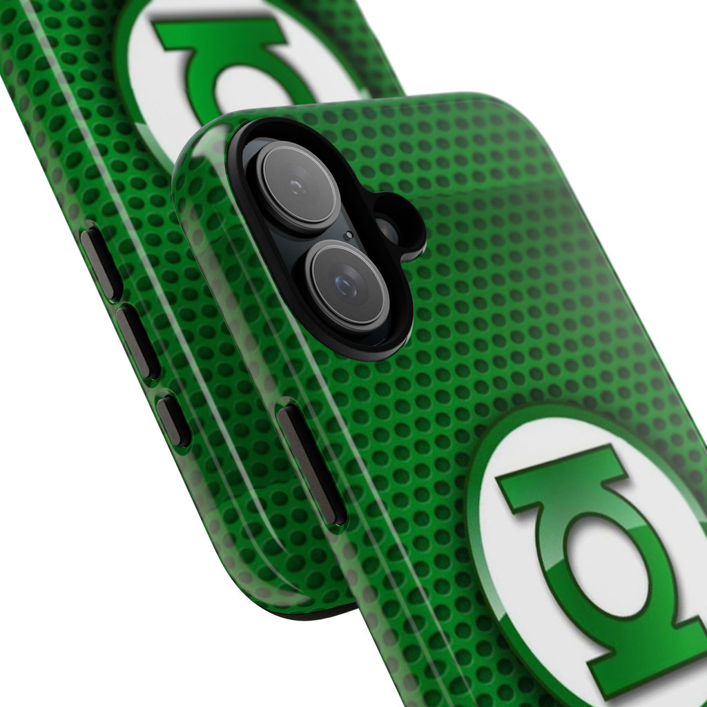 Green Lantern Logo Phone Case, Tough Cases, DC Case for iPhones, Samsung, and Pixel