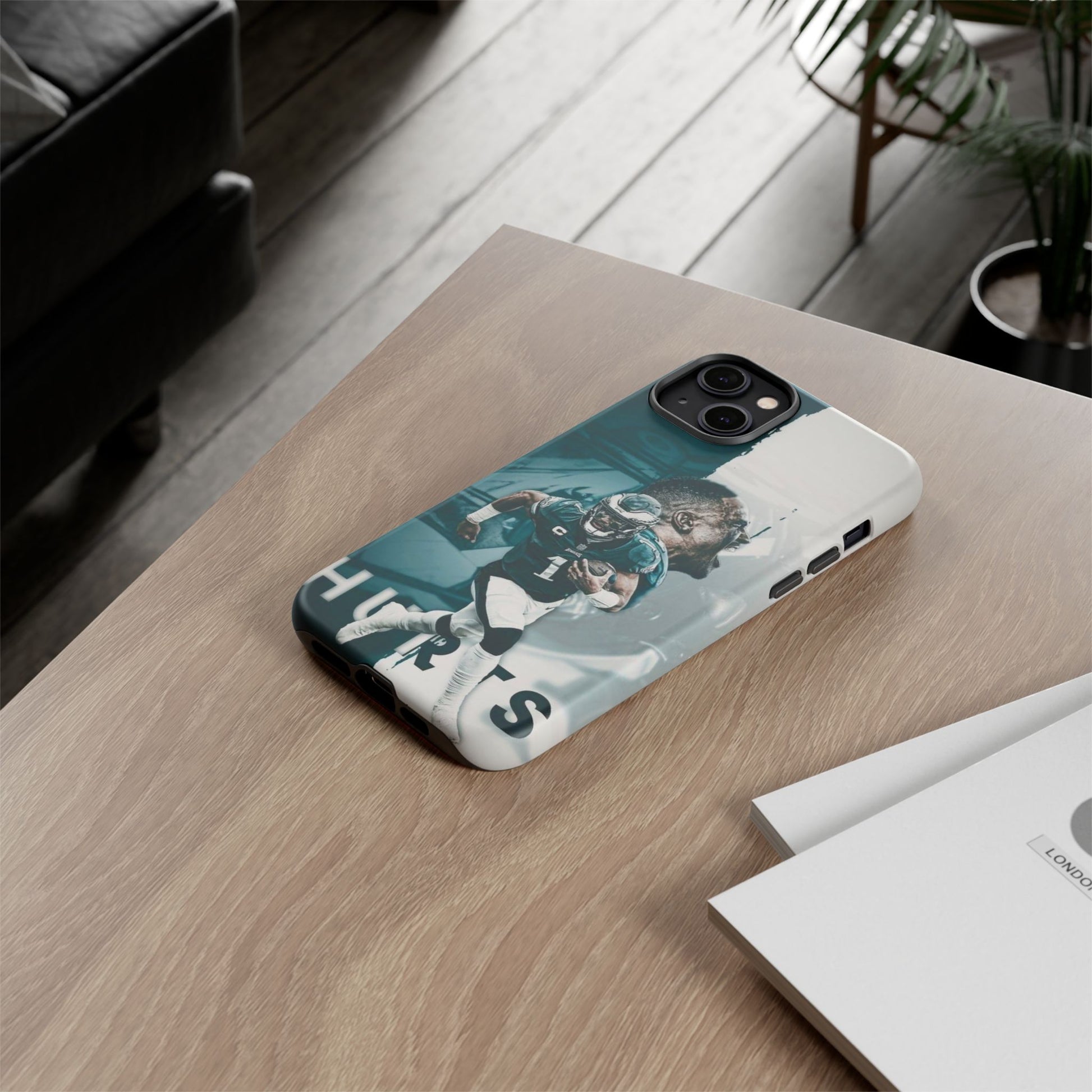 Jalen Hurts Eagles Football Tough Cases for iPhones, Samsung, and Pixel