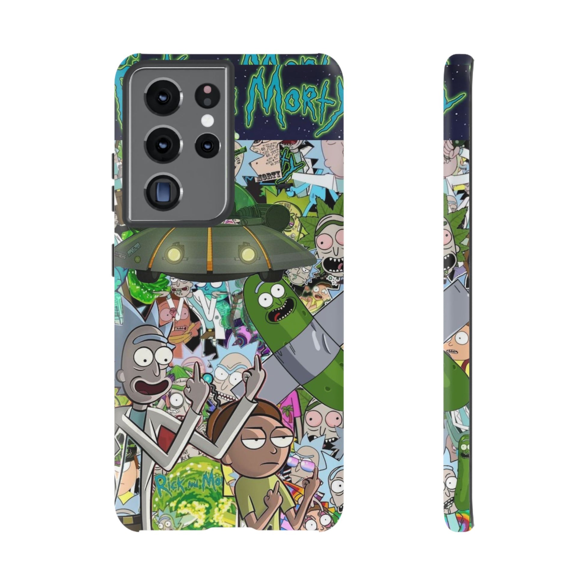 Rick and Morty Phone Case, Tough Cases for iPhones, Samsung, and Pixel