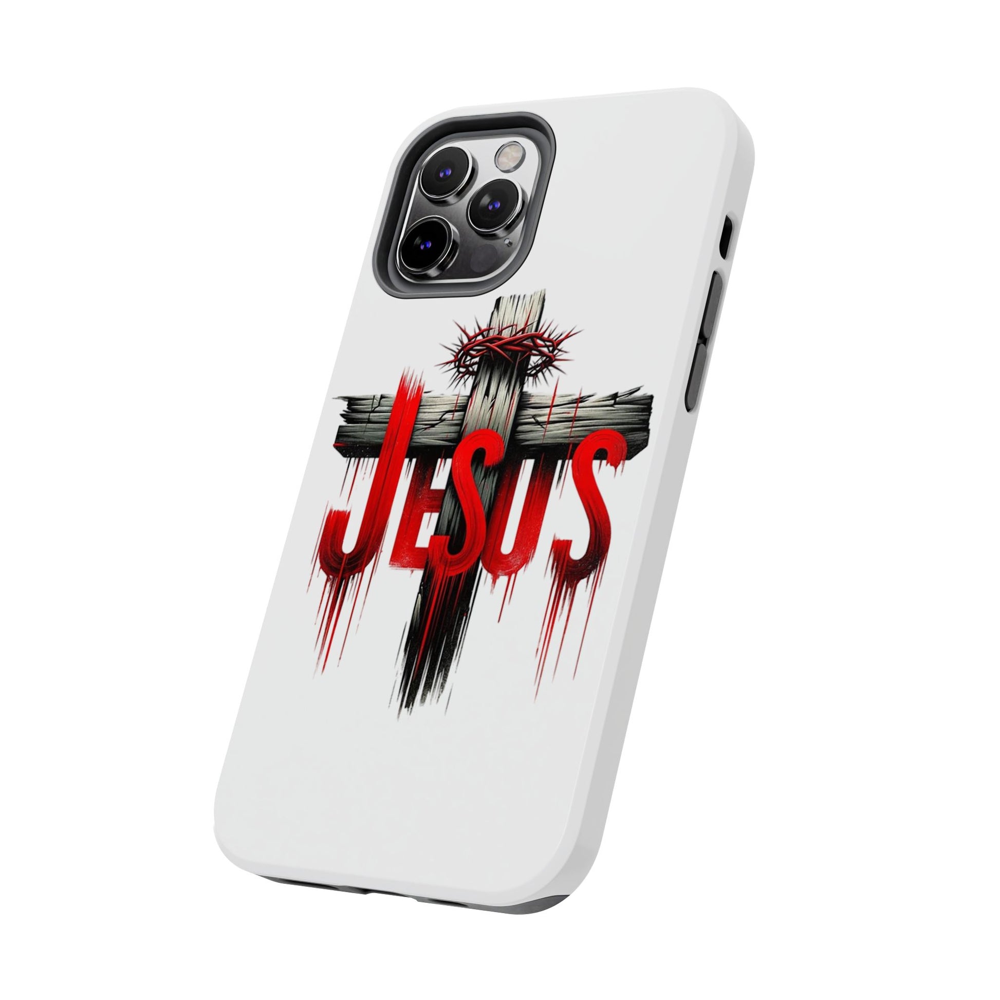 Jesus Cross and Crown Christian Theme Phone Cases for iPhones & Samsung Phones