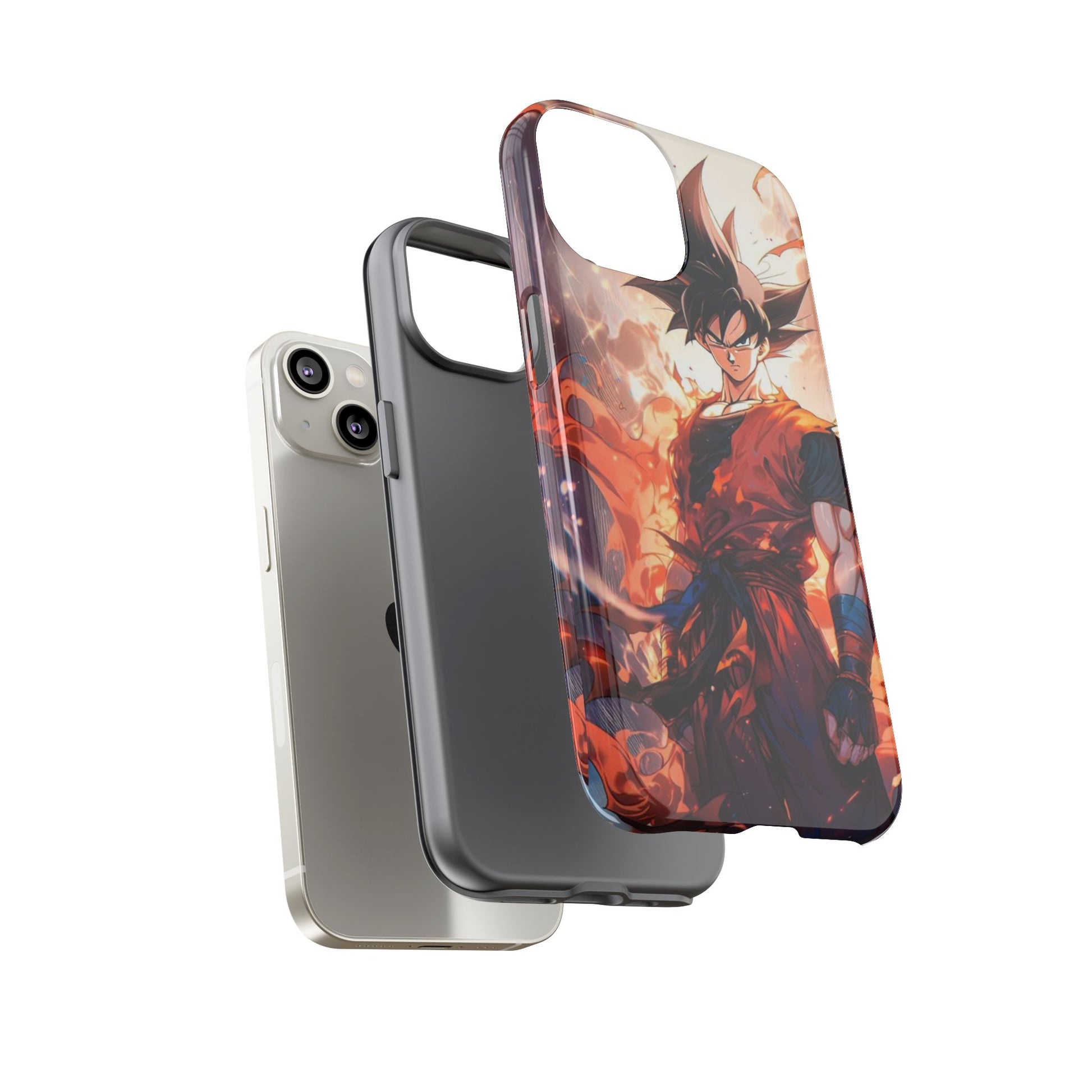 Anime Manga Dragon Ball Z Goku Tough Cases for iPhones, Samsung, and Pixel