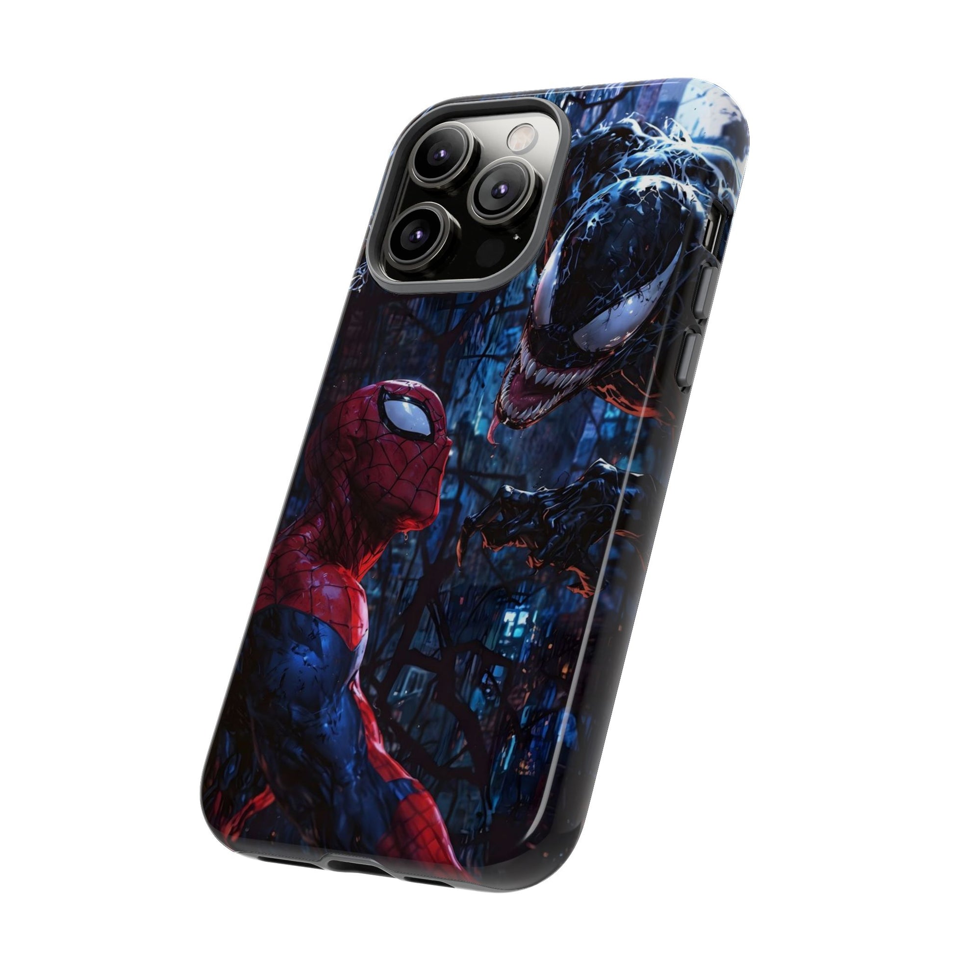 Venom x Spiderman Phone Case, Tough Cases for iPhones, Samsung, and Pixel