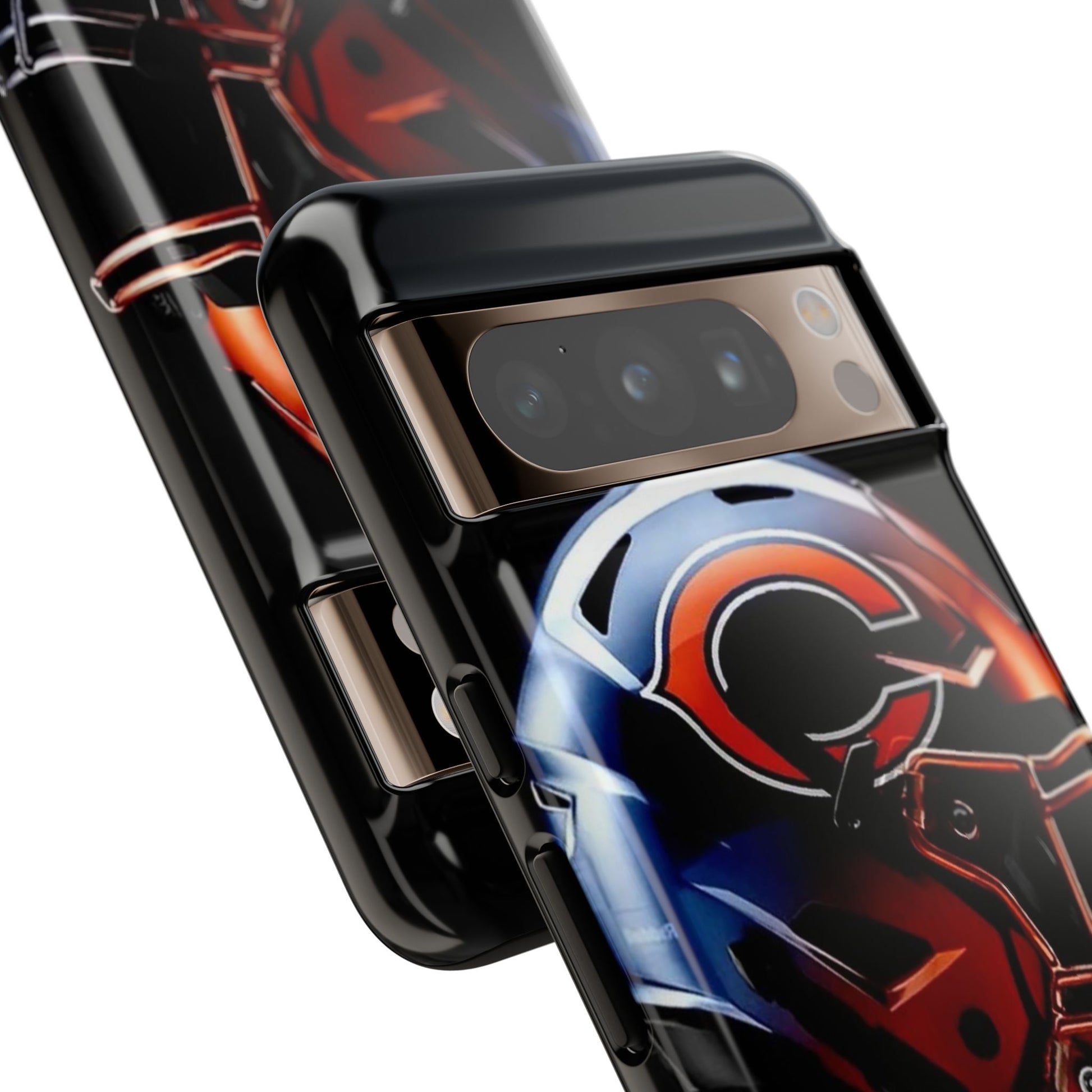 Football Helmet Chicago Bears Phone Case, Tough Cases for iPhones, Samsung, and Pixel