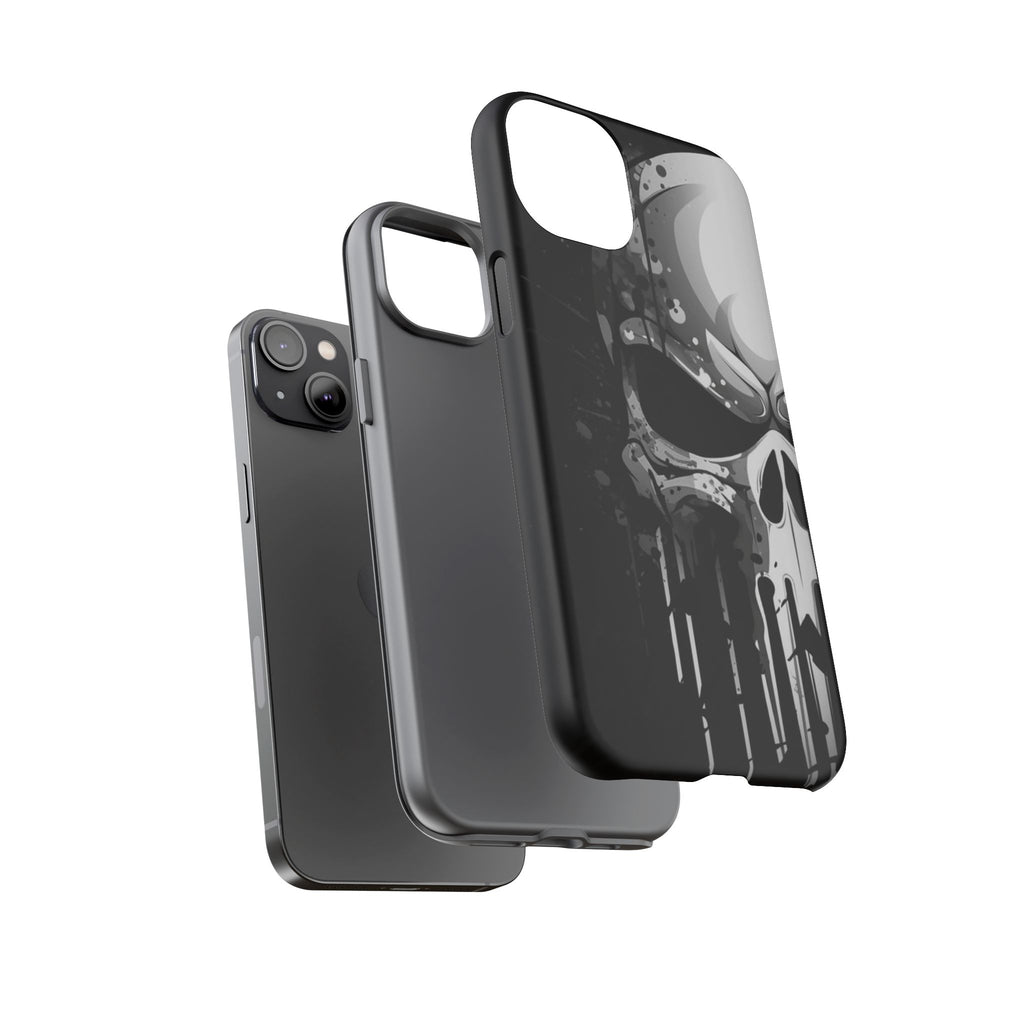Punisher Skull Tough Cases for iPhones, Samsung, and Pixel