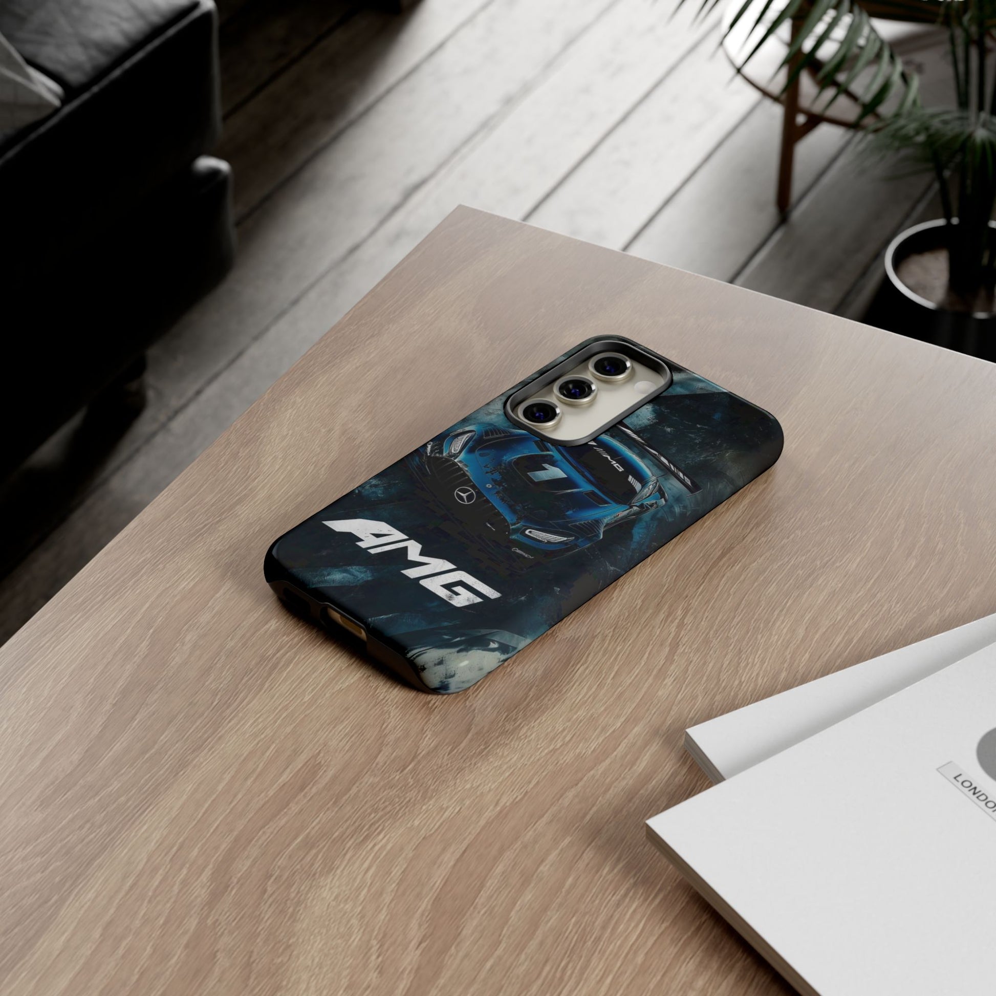 Mercedes AMG Racing Car Tough Cases for iPhones, Samsung, and Pixel
