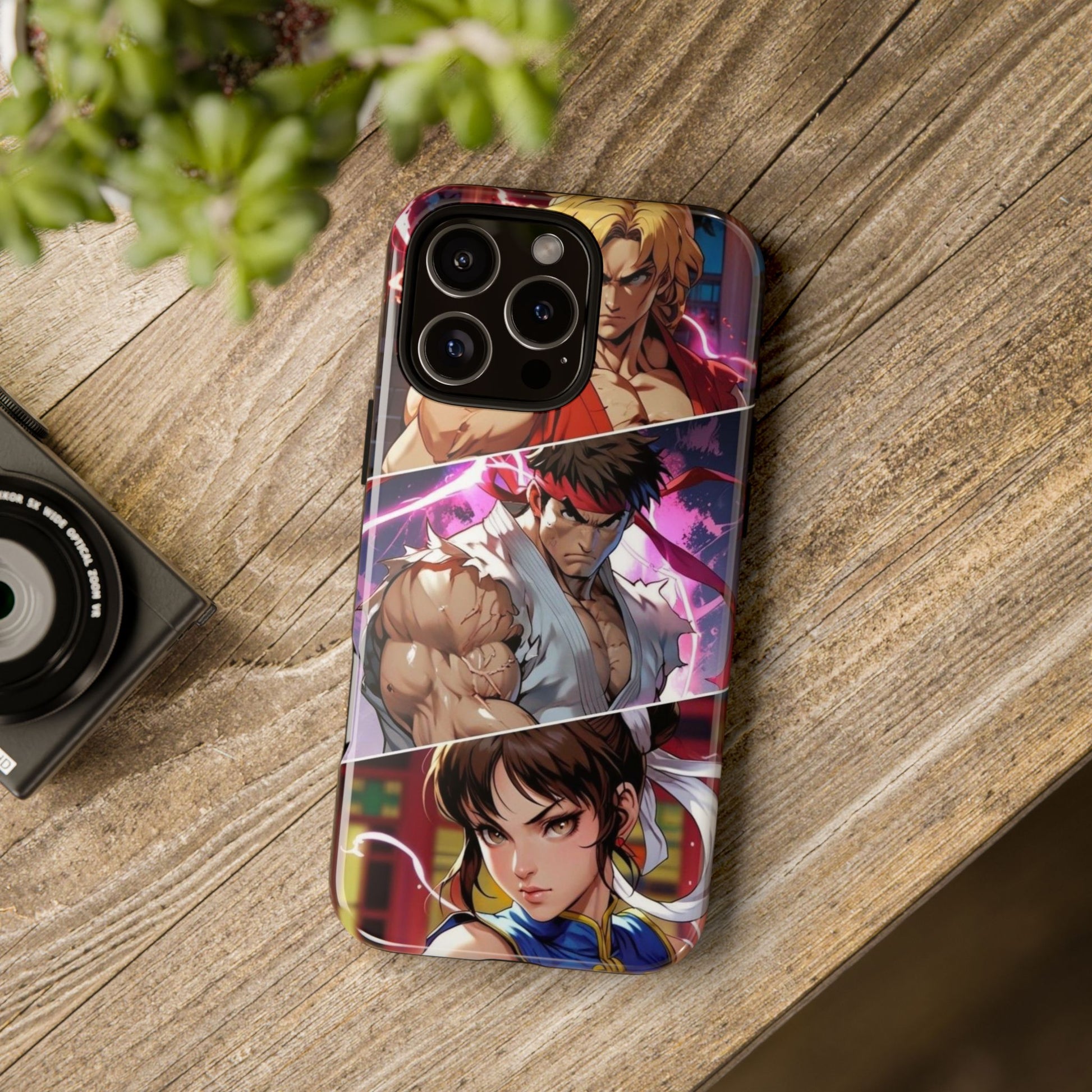 Street Fighter Gamer Theme Tough Cases for iPhones, Samsung, and Pixel
