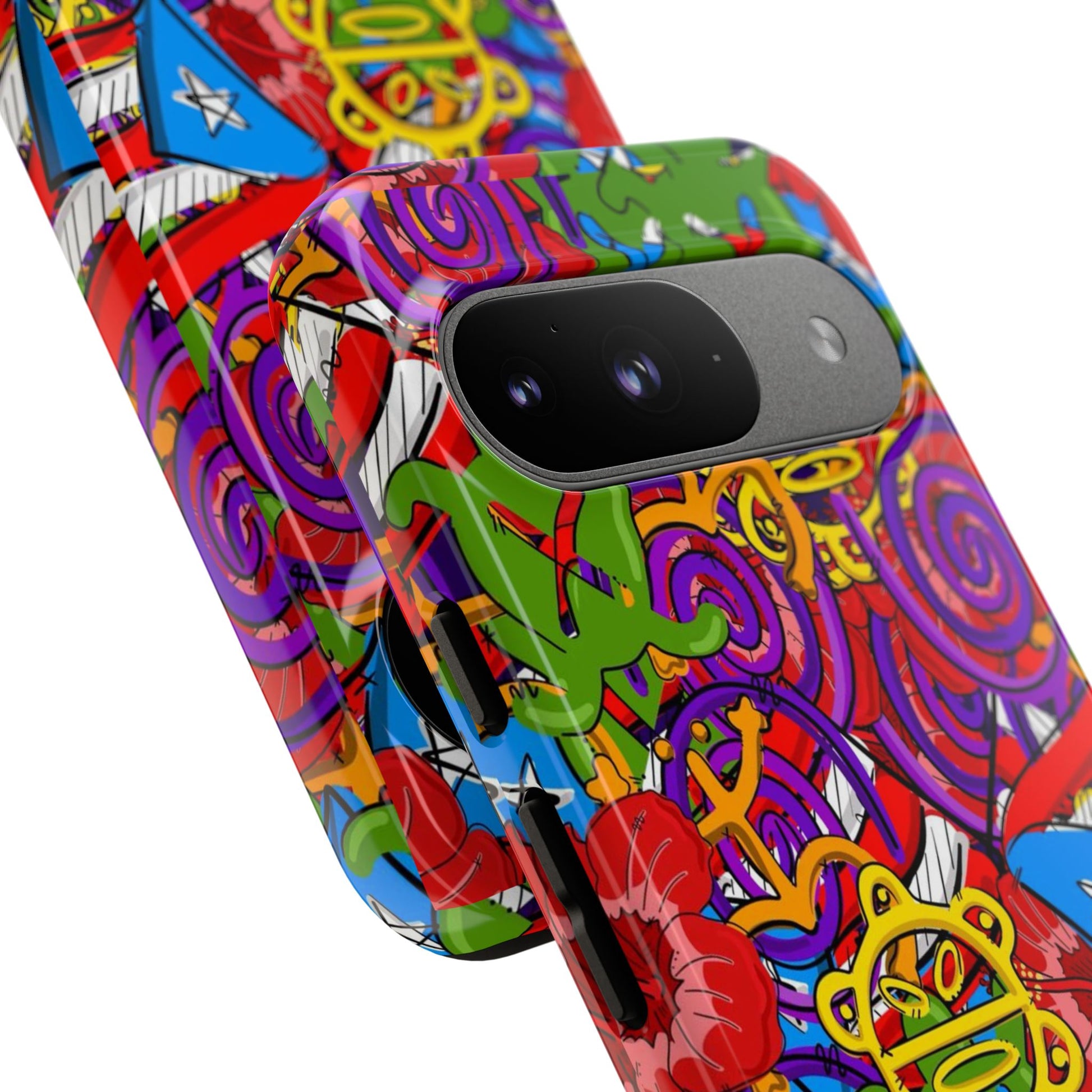 Puerto Rico Taino Tribal Art Tough Cases for iPhones, Samsung, and Pixel