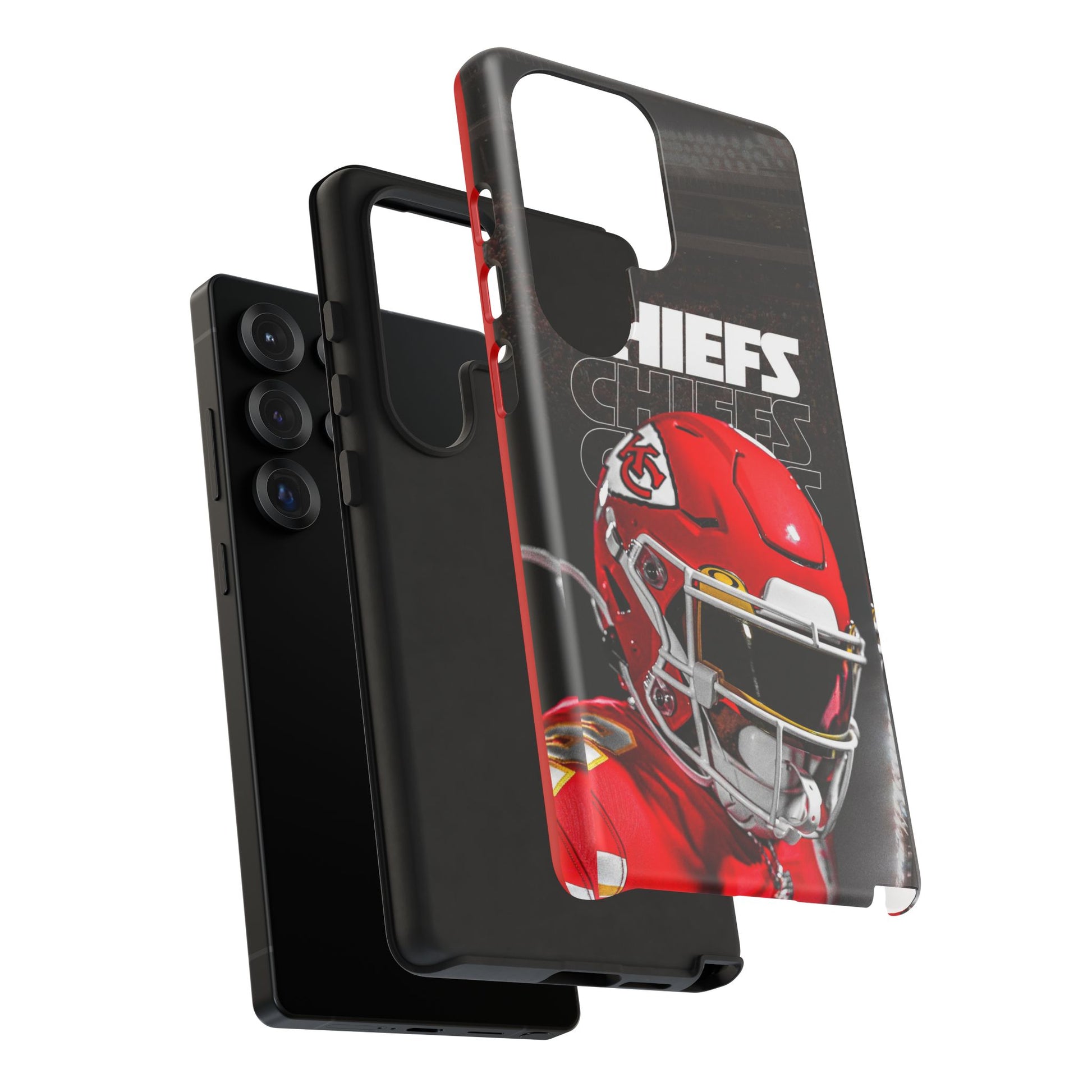Kansas City Chiefs Football Helmet Logo Tough Cases for iPhones, Samsung, and Pixel