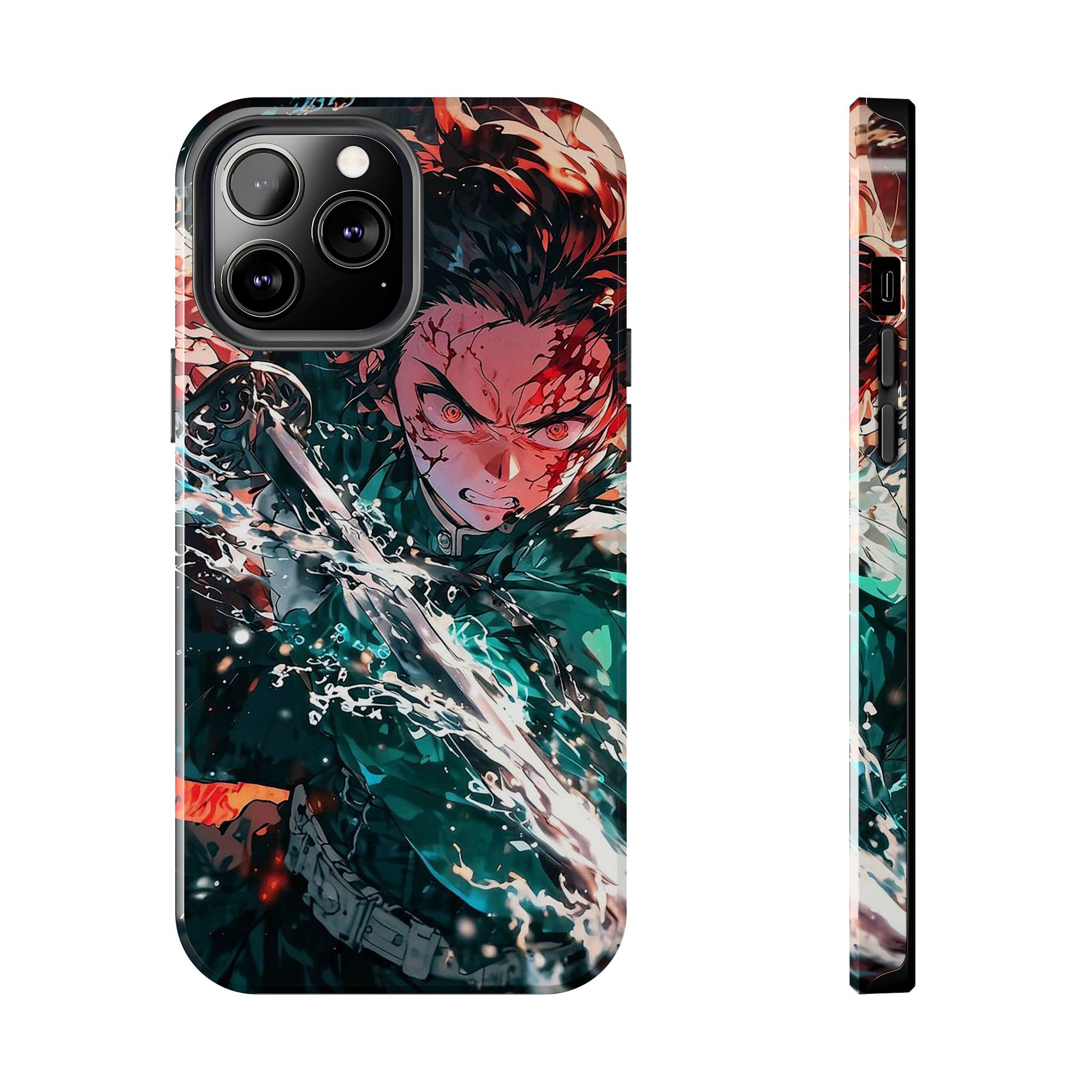 Demon Slayer Tanjiro Art Phone Case for iPhone & Samsung Galaxy Phones