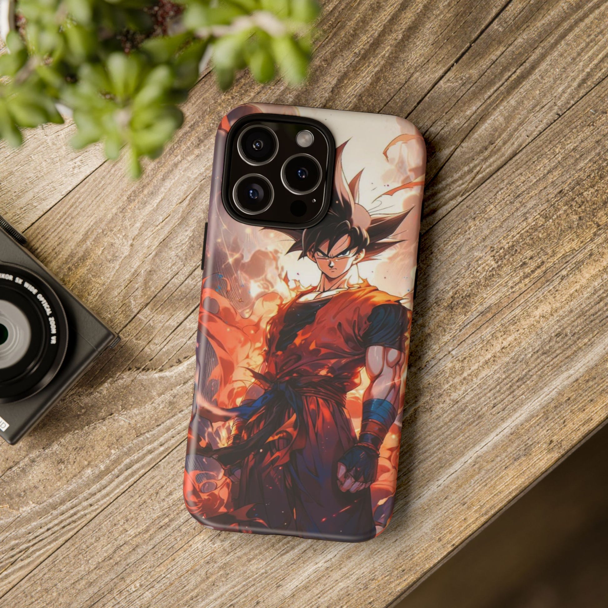 Anime Manga Dragon Ball Z Goku Tough Cases for iPhones, Samsung, and Pixel