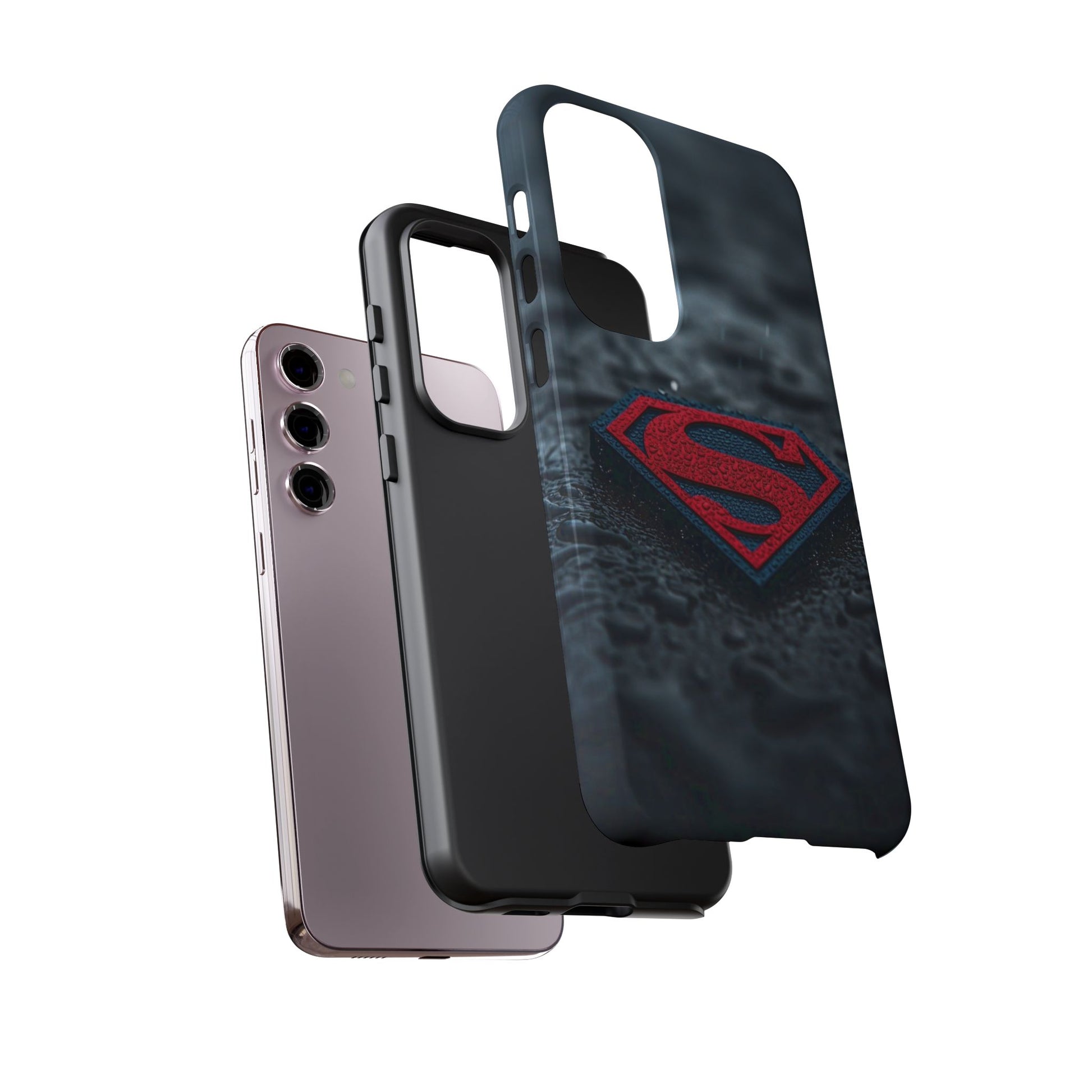 Superman Logo Tough Cases for iPhones, Samsung, and Pixel