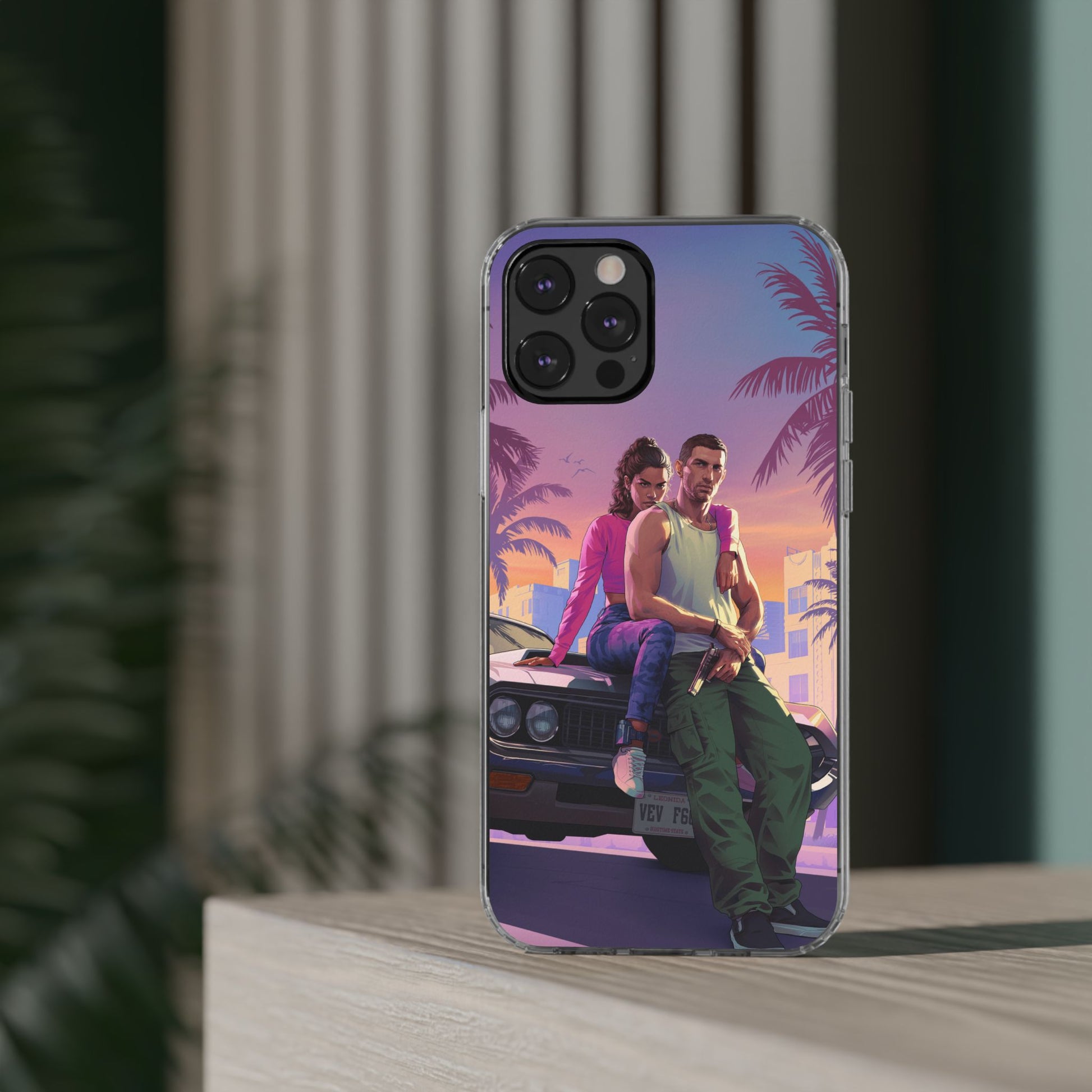 Grand Theft Game inspired Protective Iphone and Samsung case