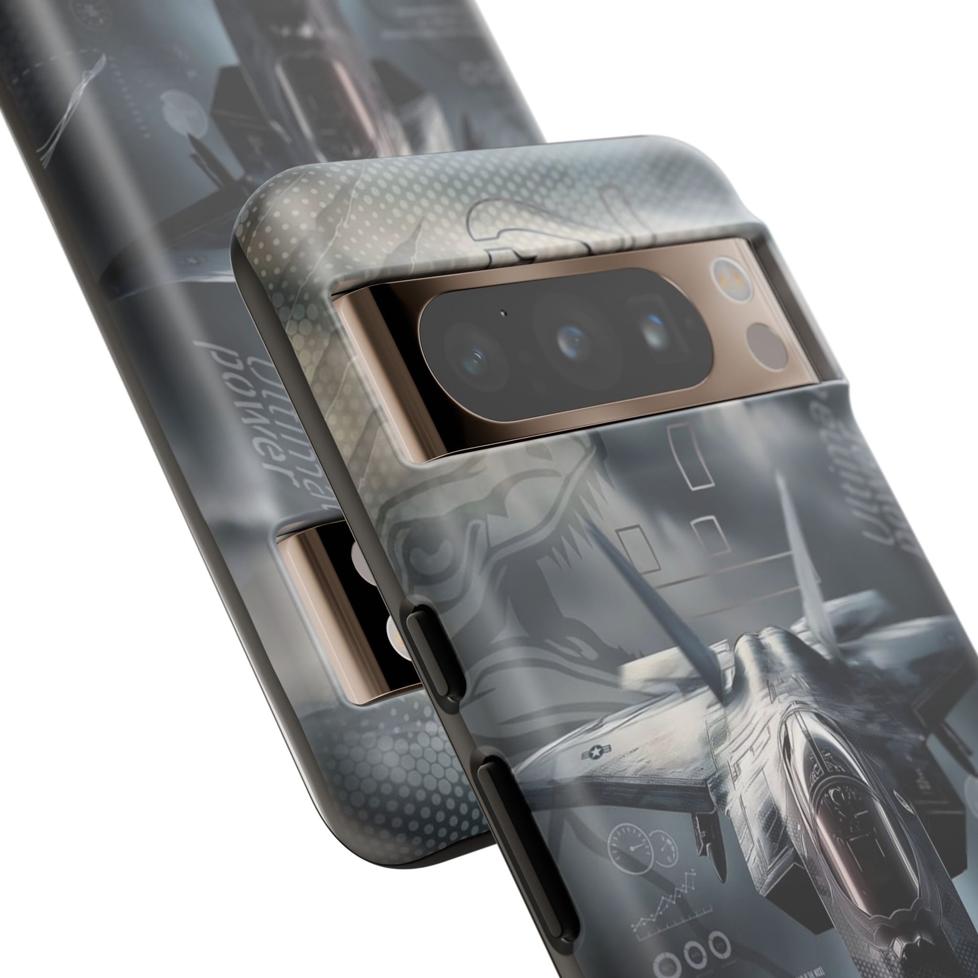 F-22 Raptor Fighter Jet Tough Cases for iPhones, Samsung, and Pixel