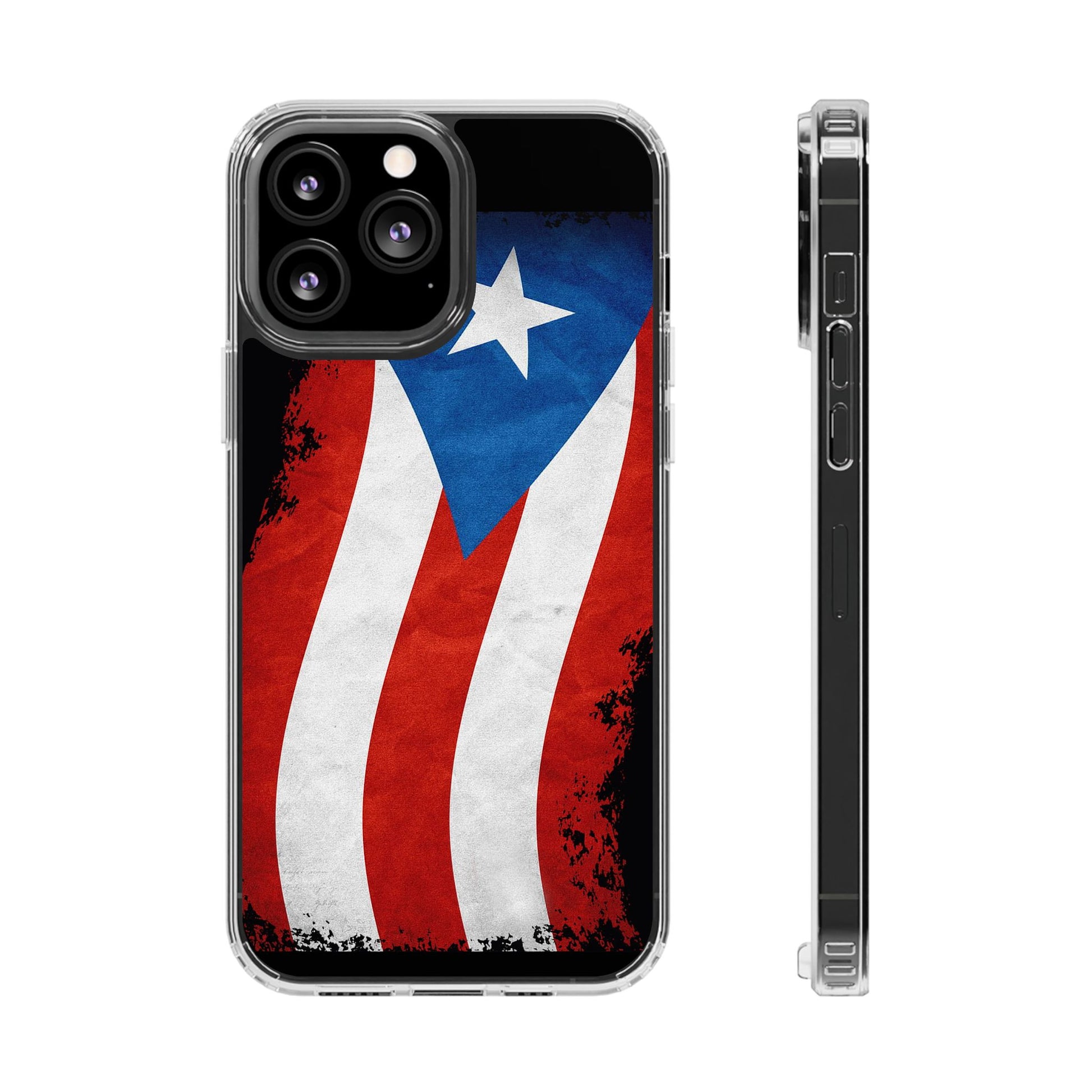 Puerto Rican Flag Art Inspired Iphone and Samsung Protective case