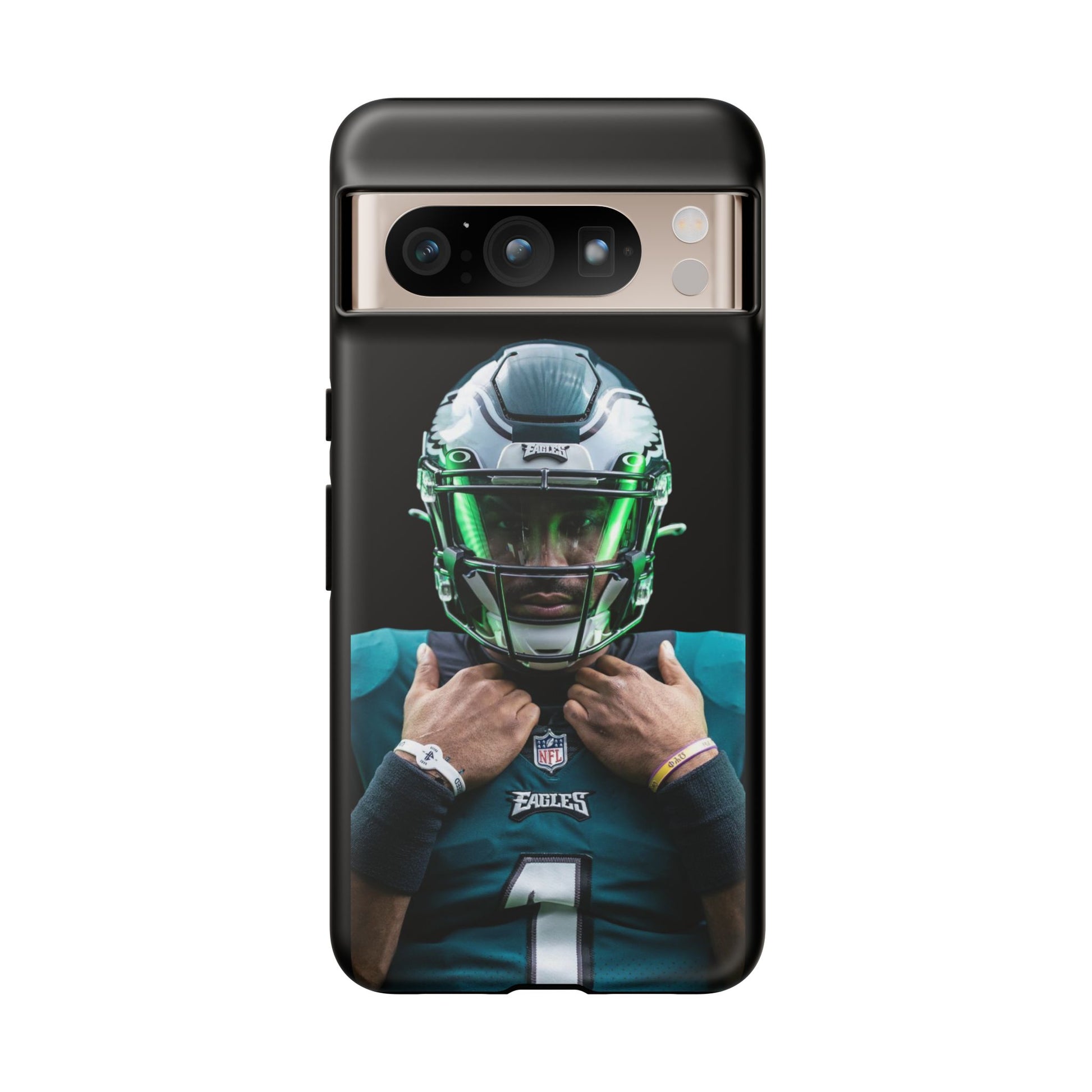 Eagles Football Jalen Hurts Tough Cases for iPhones, Samsung, and Pixel
