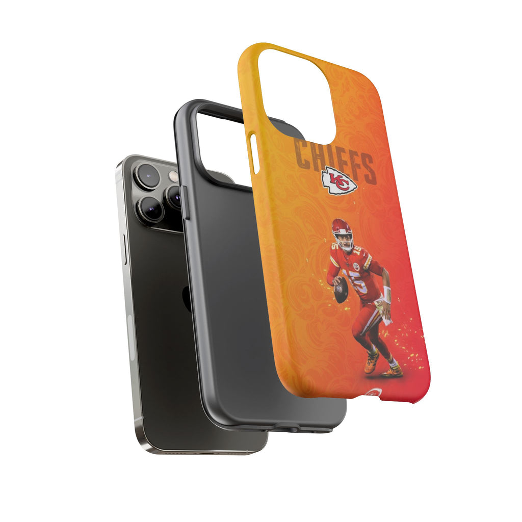 Kansas City Chiefs Patrick Mahomes Football Tough Cases for iPhones, Samsung, and Pixel