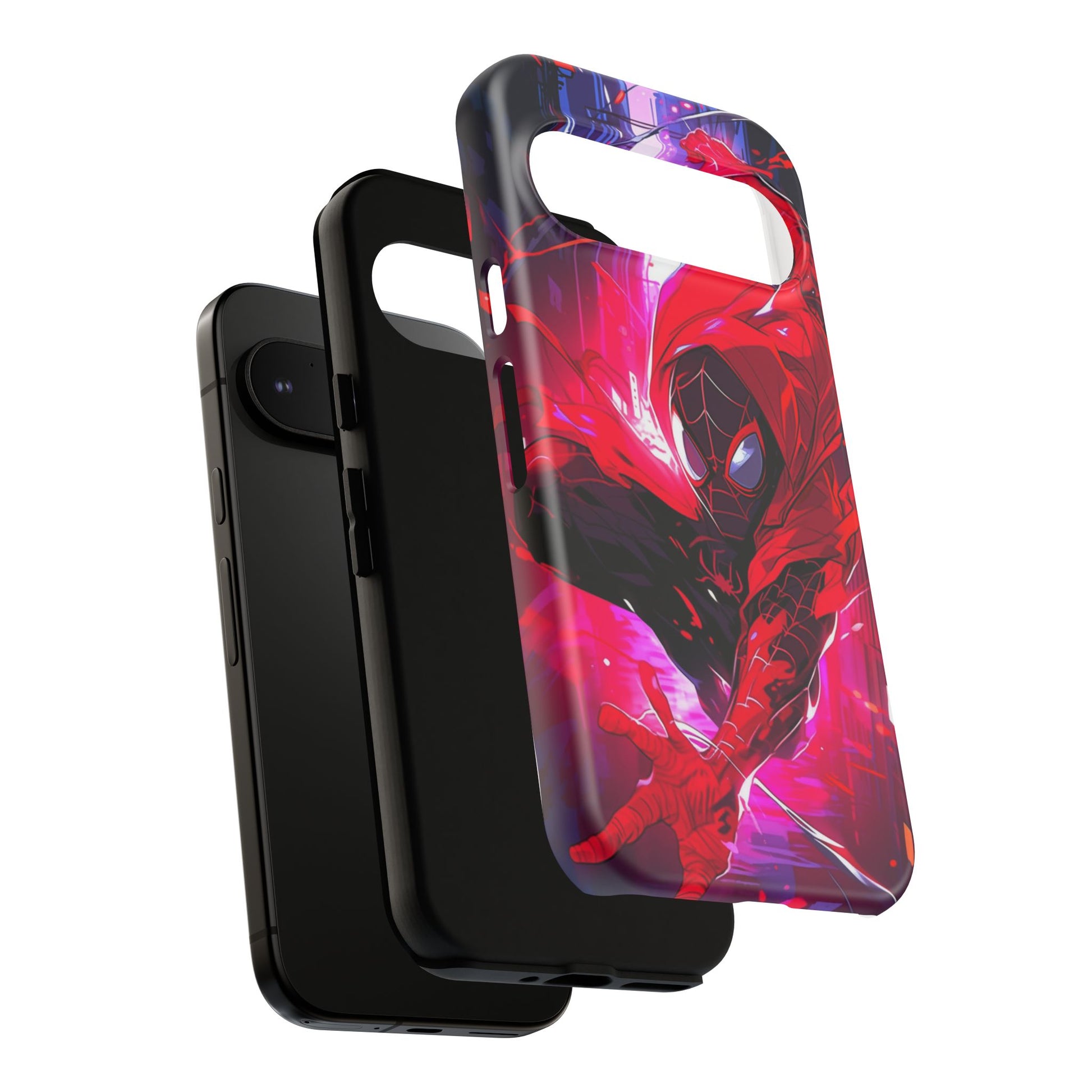 Miles Morales Spiderman Phone Case, Tough Cases for iPhones, Samsung, and Pixel