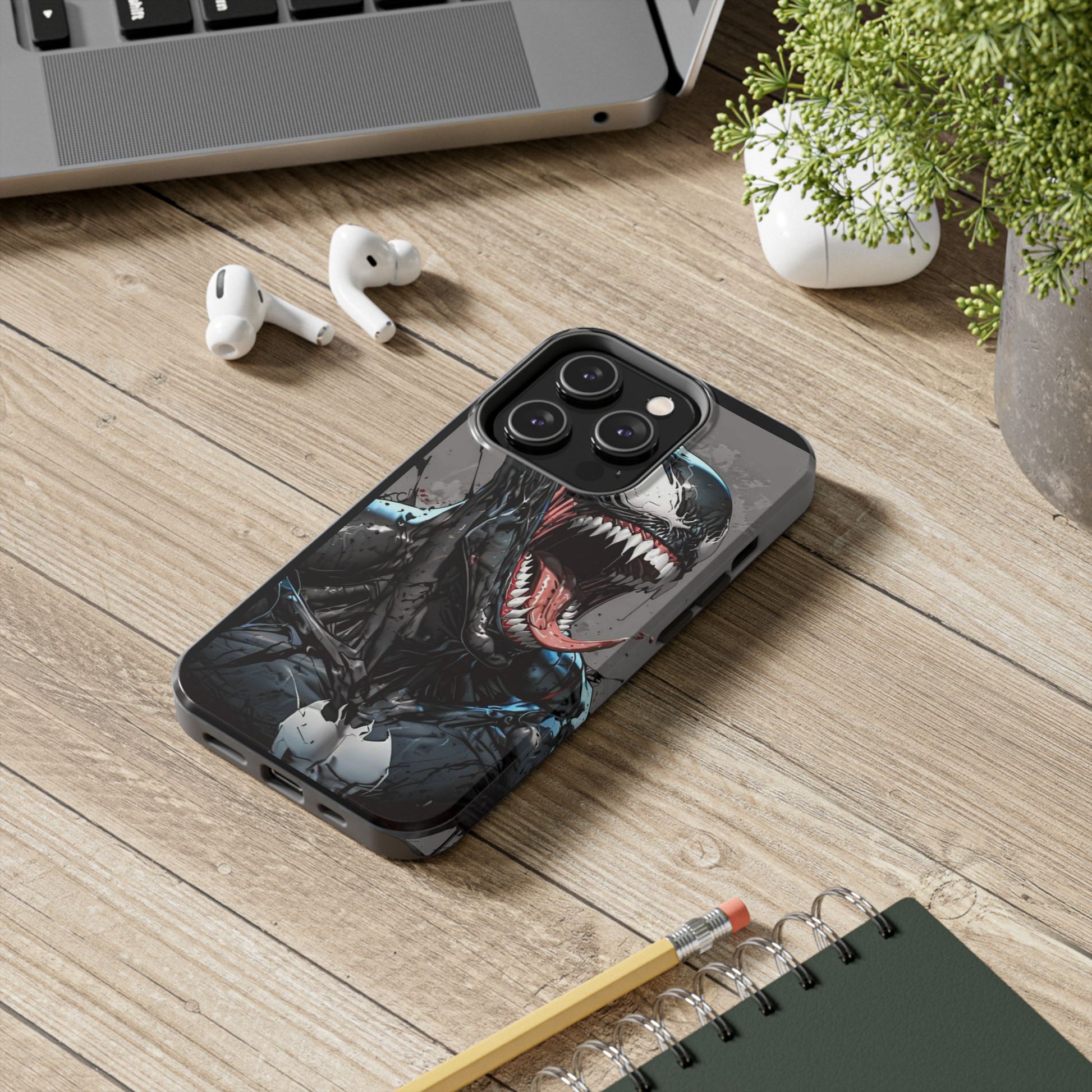 Venom Inspired Art Inspired 2 Piece Iphone & Samsung Durable Phone Case