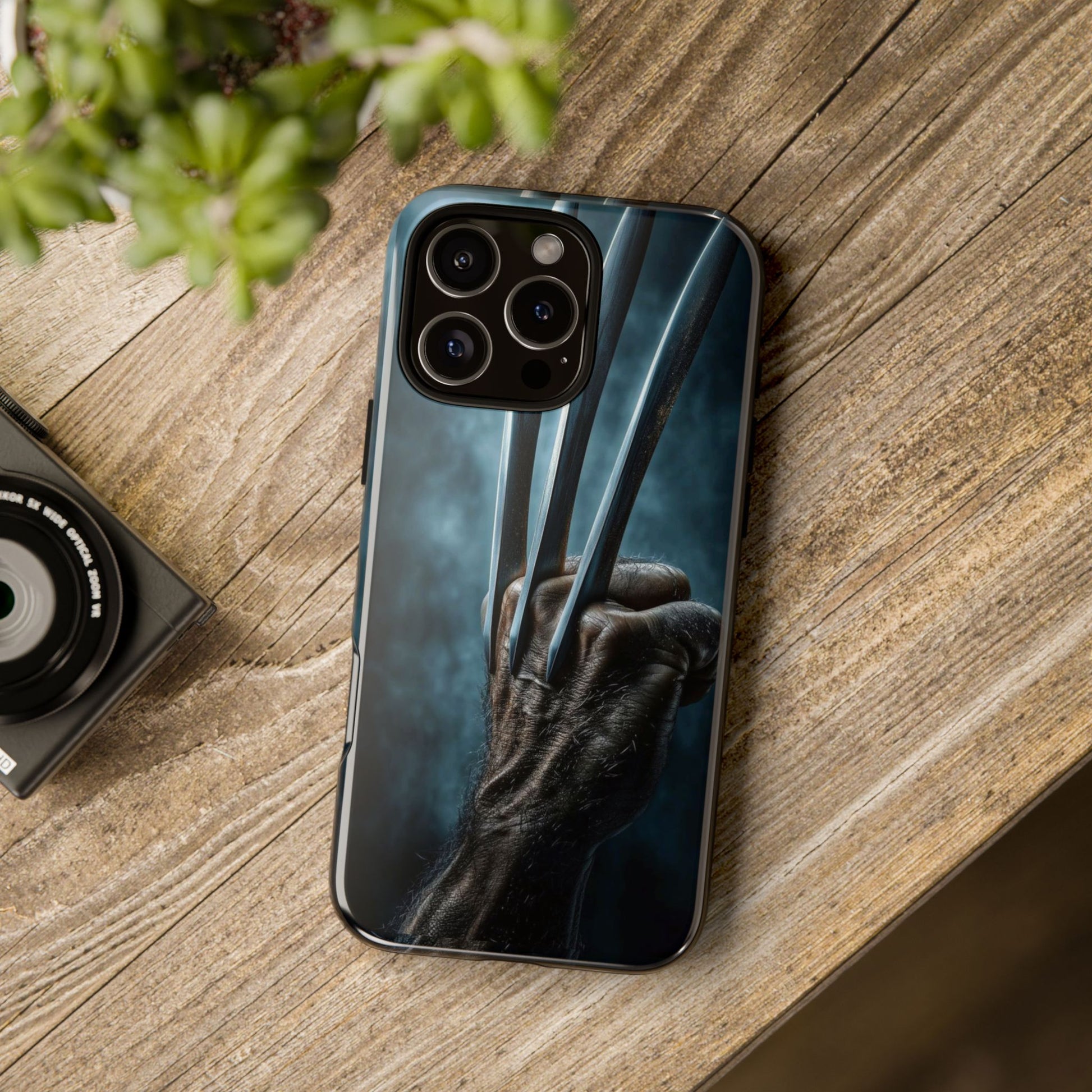 Logan's Claws Wolverine Tough Cases for iPhones, Samsung, and Pixel