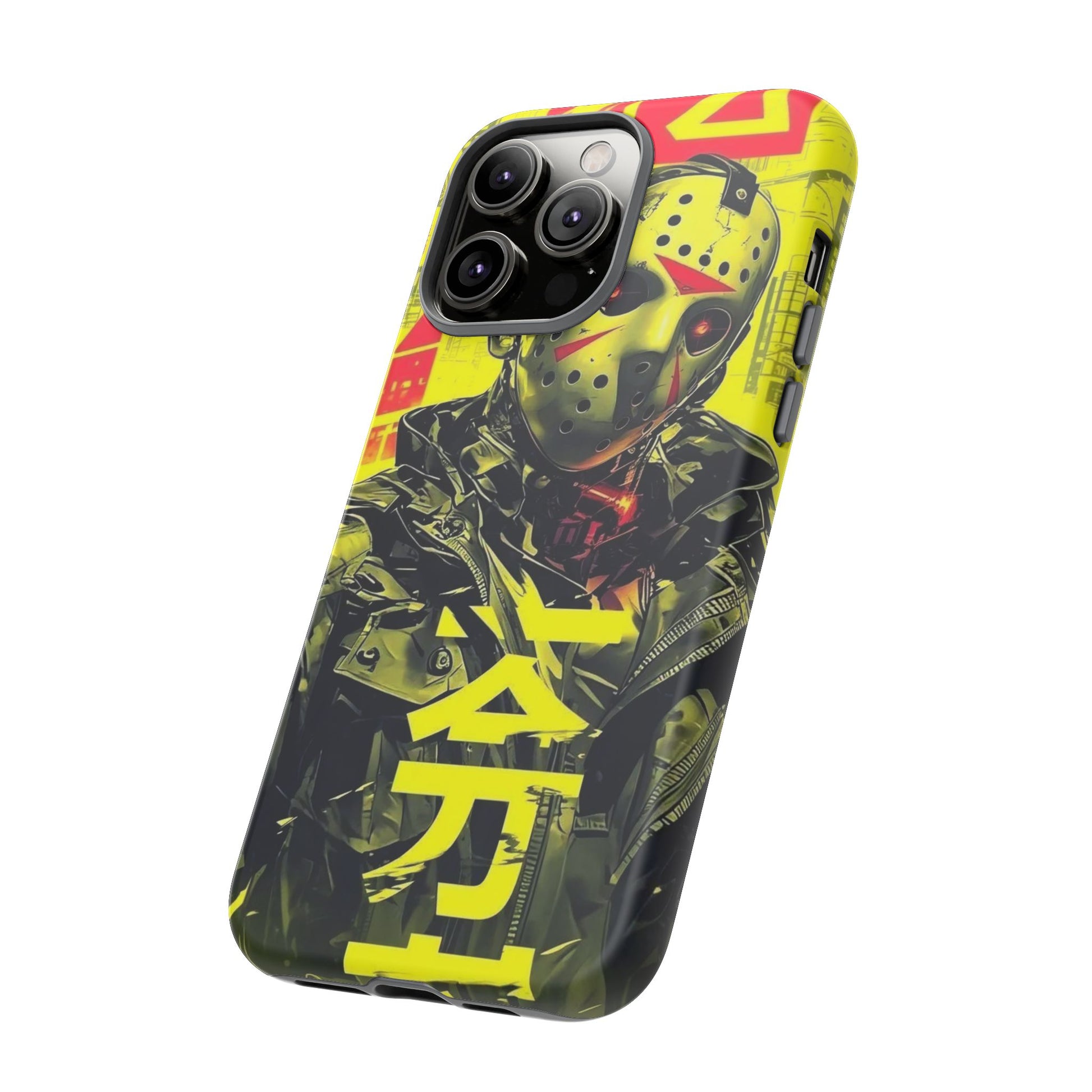 Cyberpunk X Jason Voorhees Tough Cases for iPhones, Samsung, and Pixel