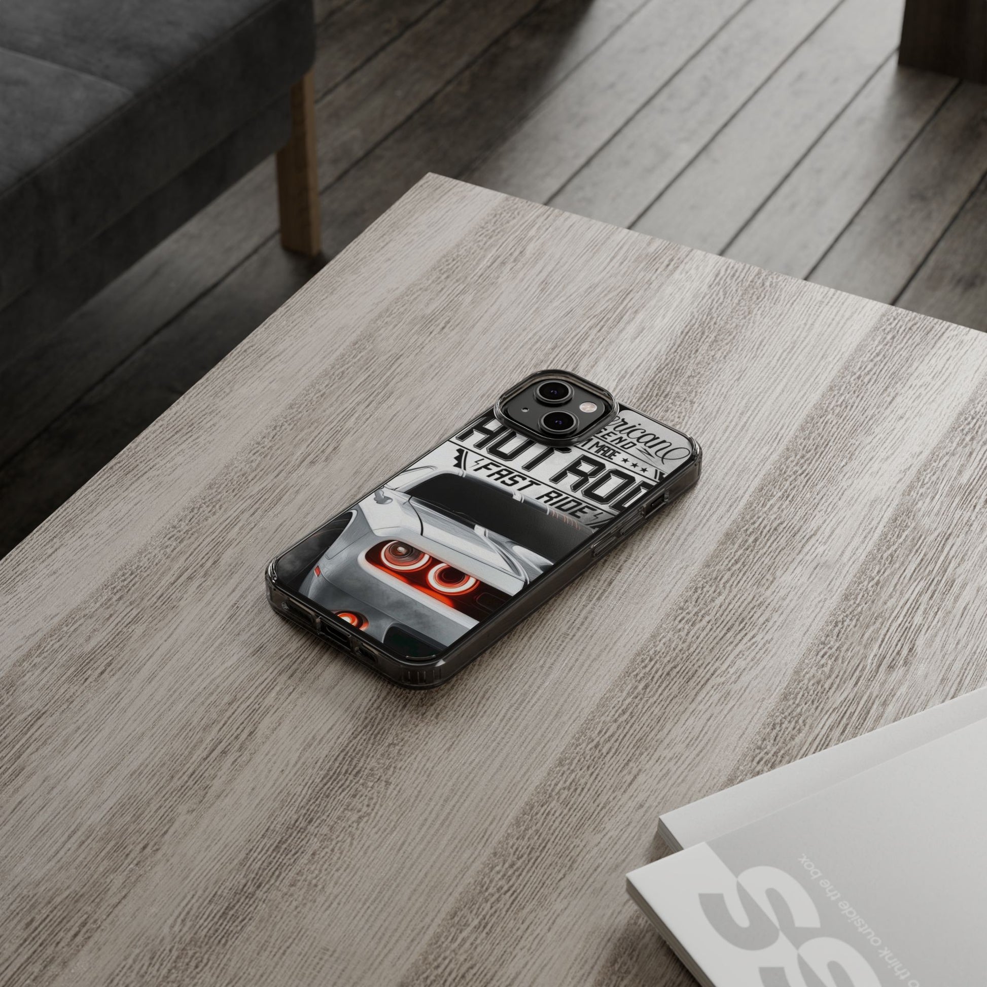 American Hot Rod Hell Cat Case for iPhone and Samsung phone