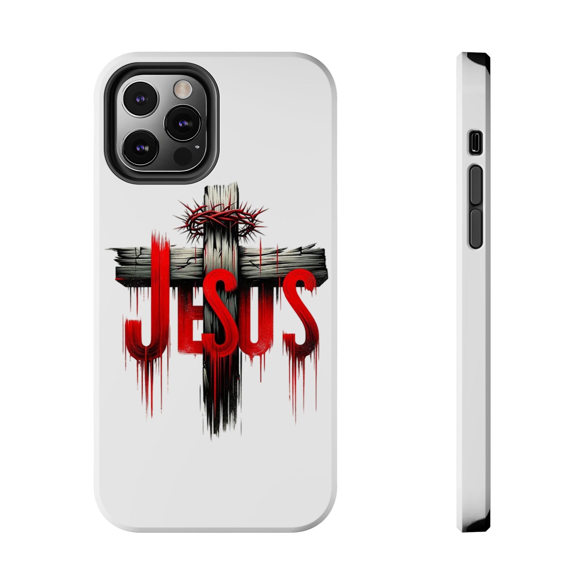 Jesus Cross and Crown Christian Theme Phone Cases for iPhones & Samsung Phones