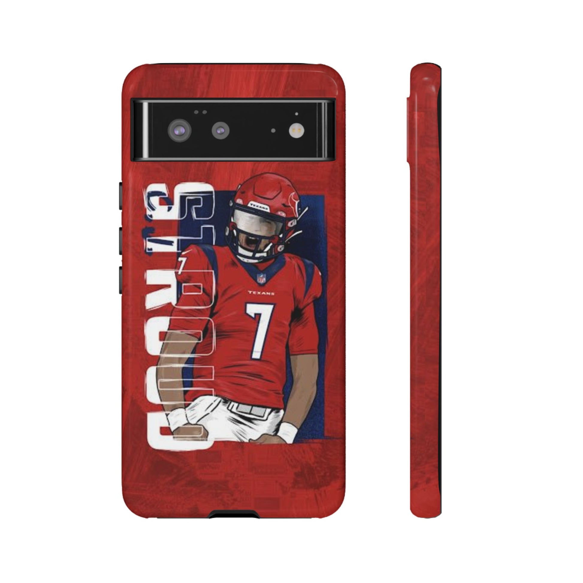 Houston Texans Football CJ Stroud Tough Cases for iPhones, Samsung, and Pixel