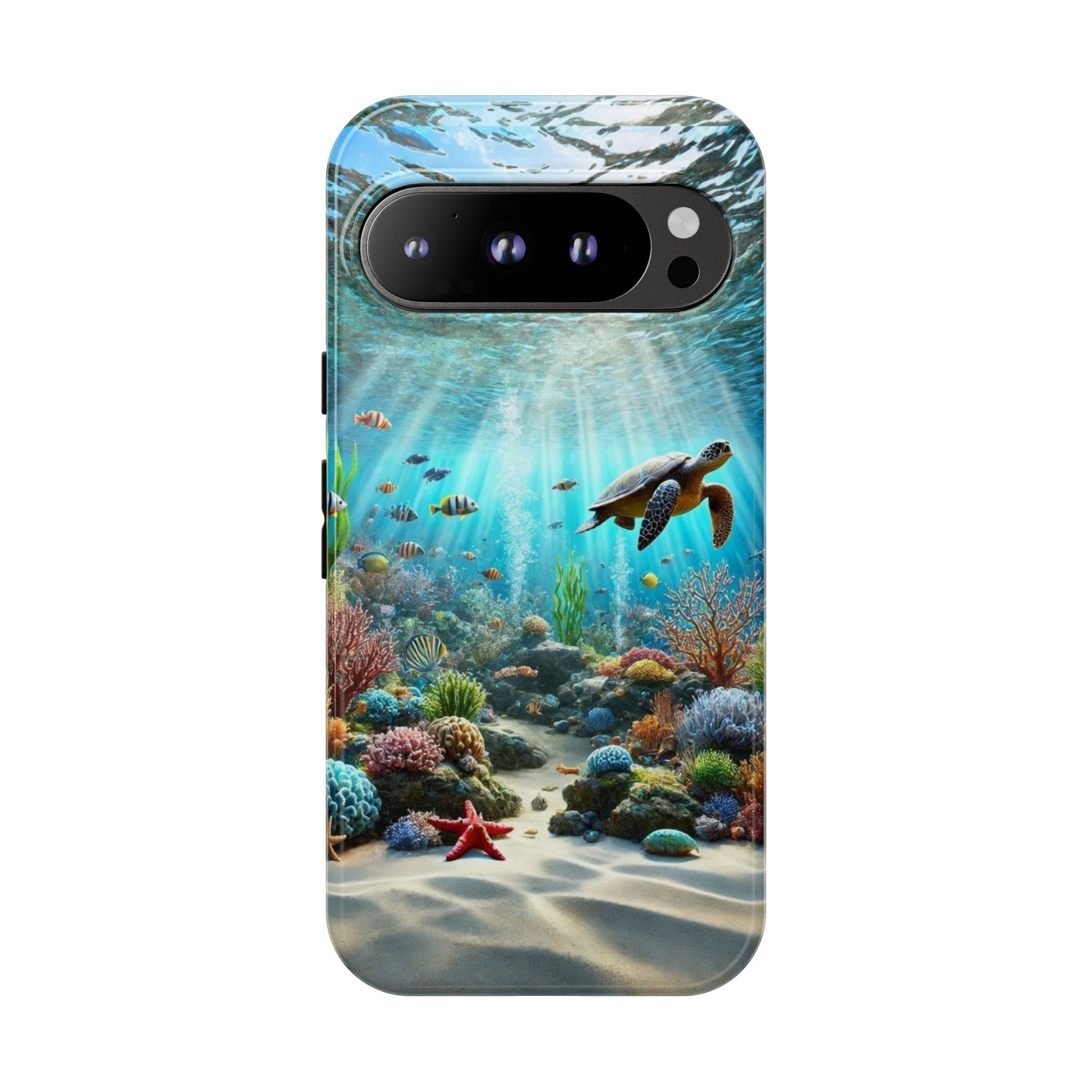 Under Sea Landscape Tough Cases for iPhones, Samsung, and Pixel