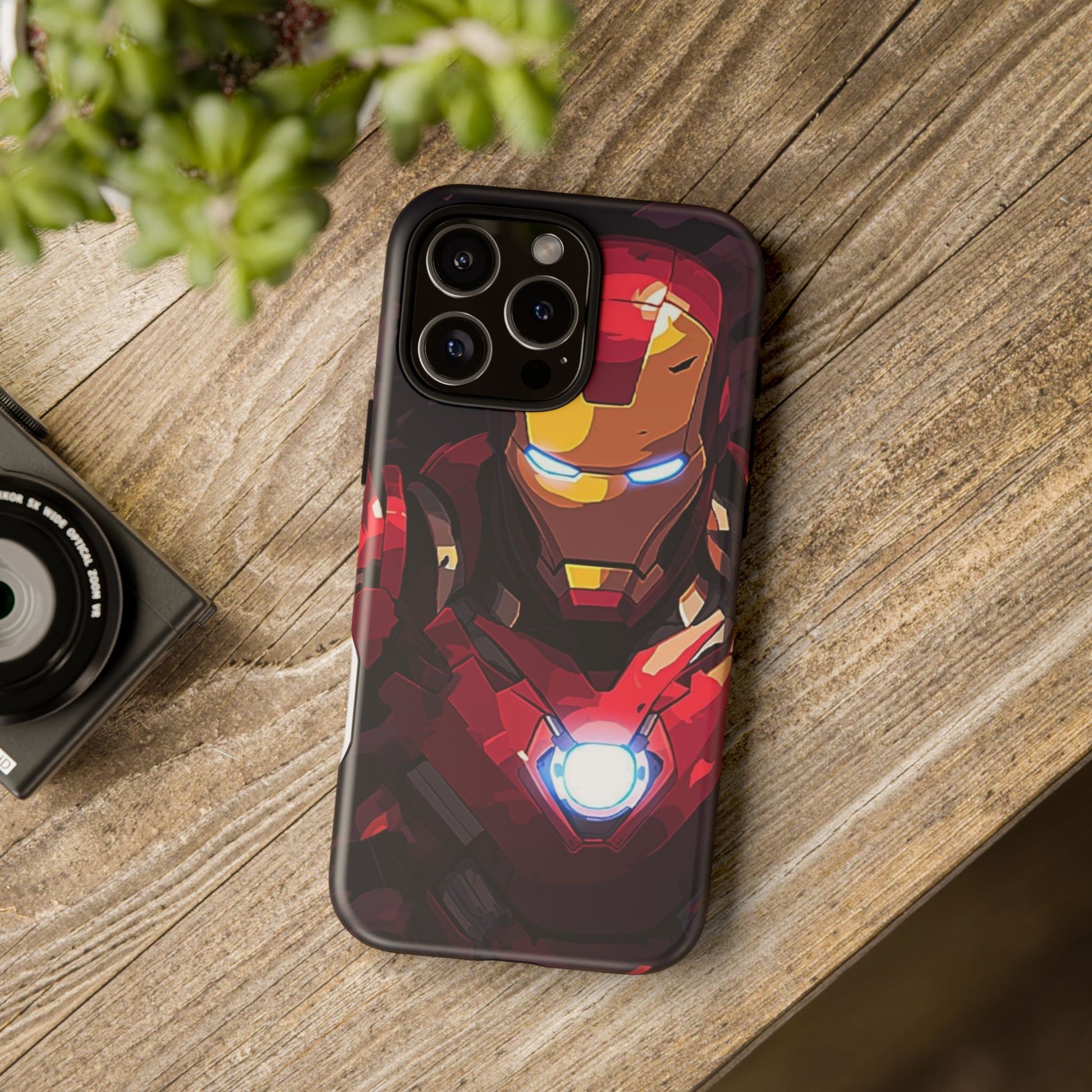 Invincible Iron Man Tough Cases for iPhones, Samsung, and Pixel