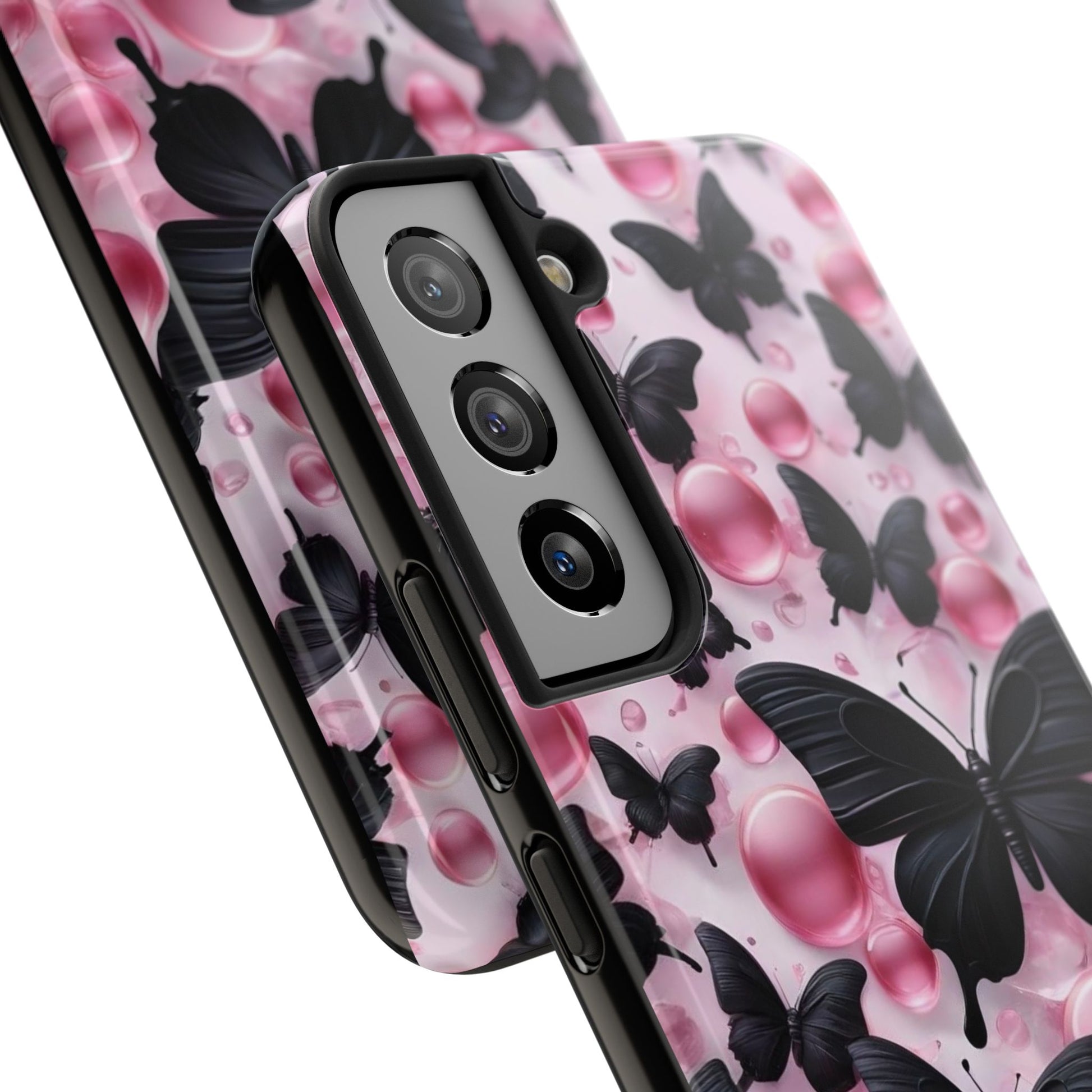 Pearls and Butterflies Theme Phone Cases for iPhones & Samsung Phones