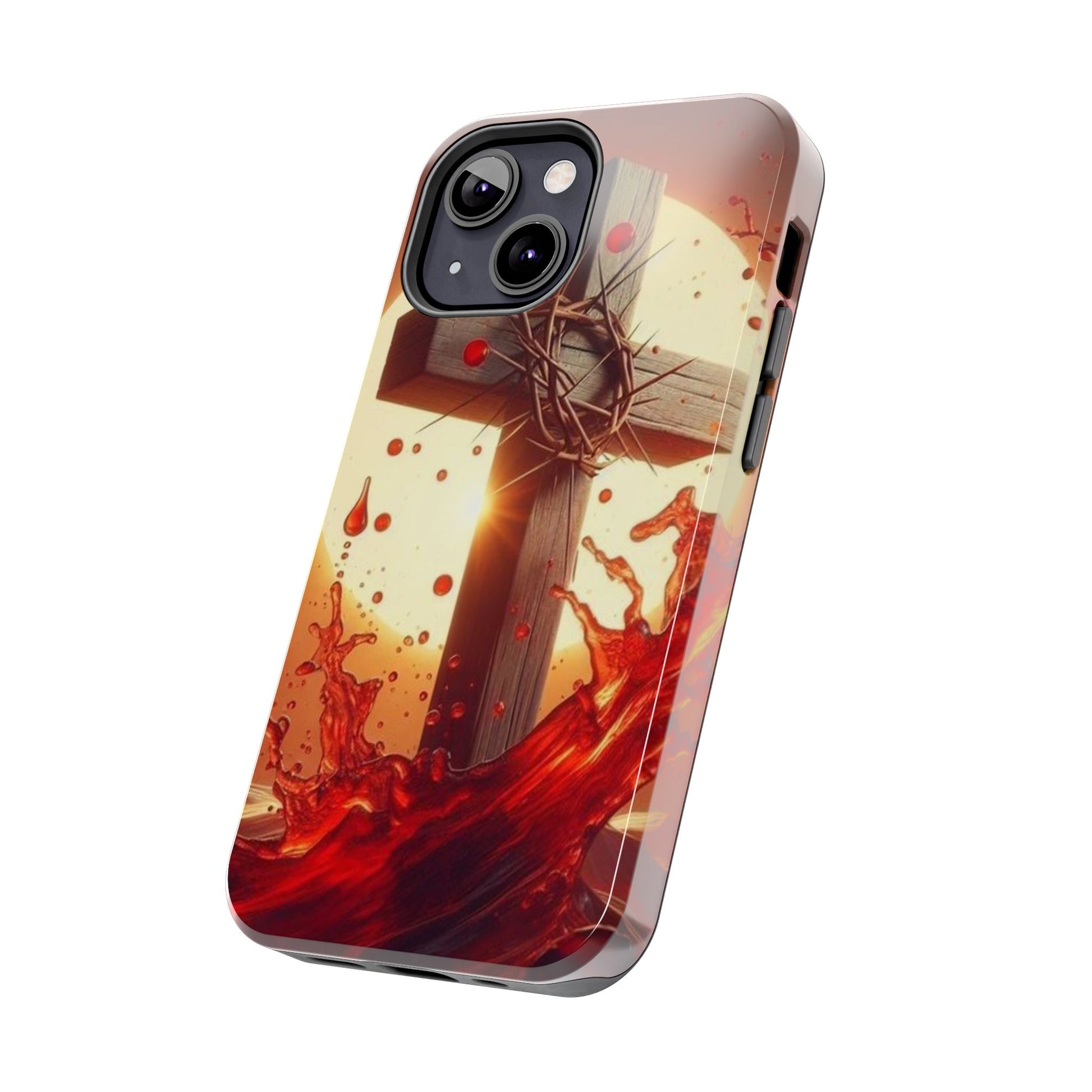 Blood of Christ Christian Theme Phone Cases for iPhones & Samsung Phones
