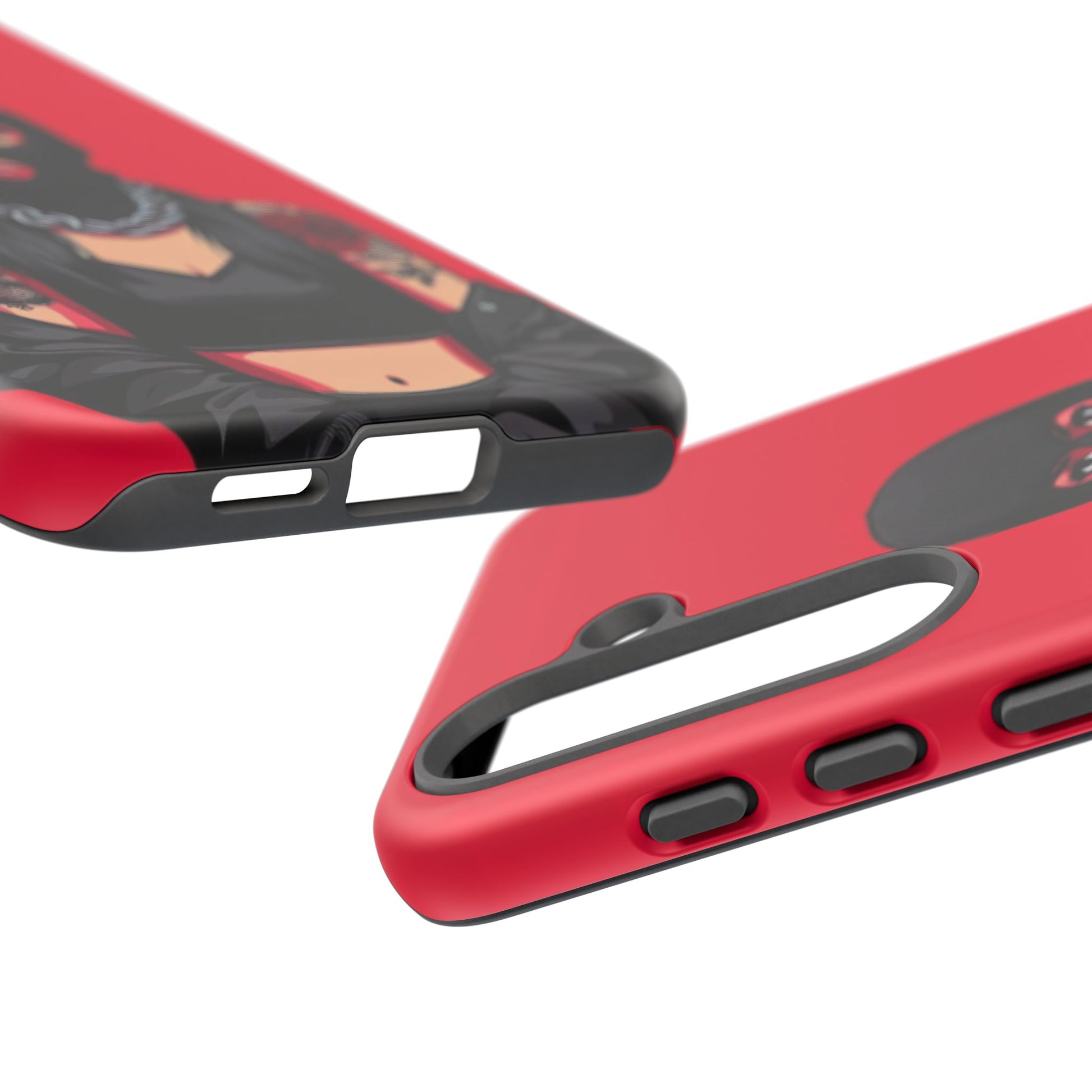 Thug Girl Red Design Tough Cases for iPhones, Samsung, and Pixel