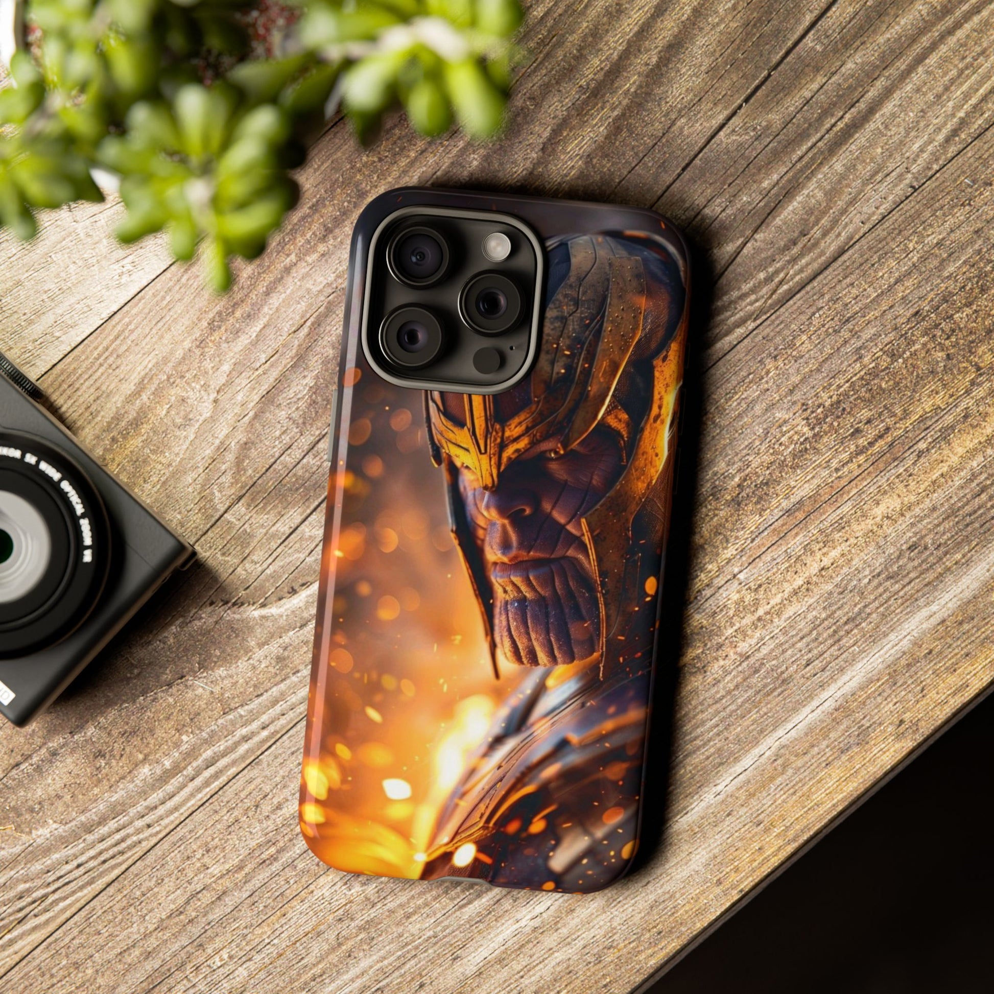 Marvel Villain Thanos Tough Cases for iPhones, Samsung, and Pixel