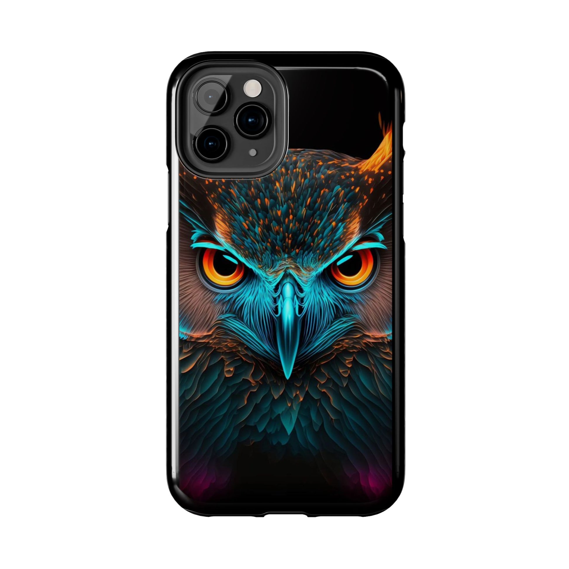 Neon Owl Theme Phone Cases for iPhones & Samsung Phones