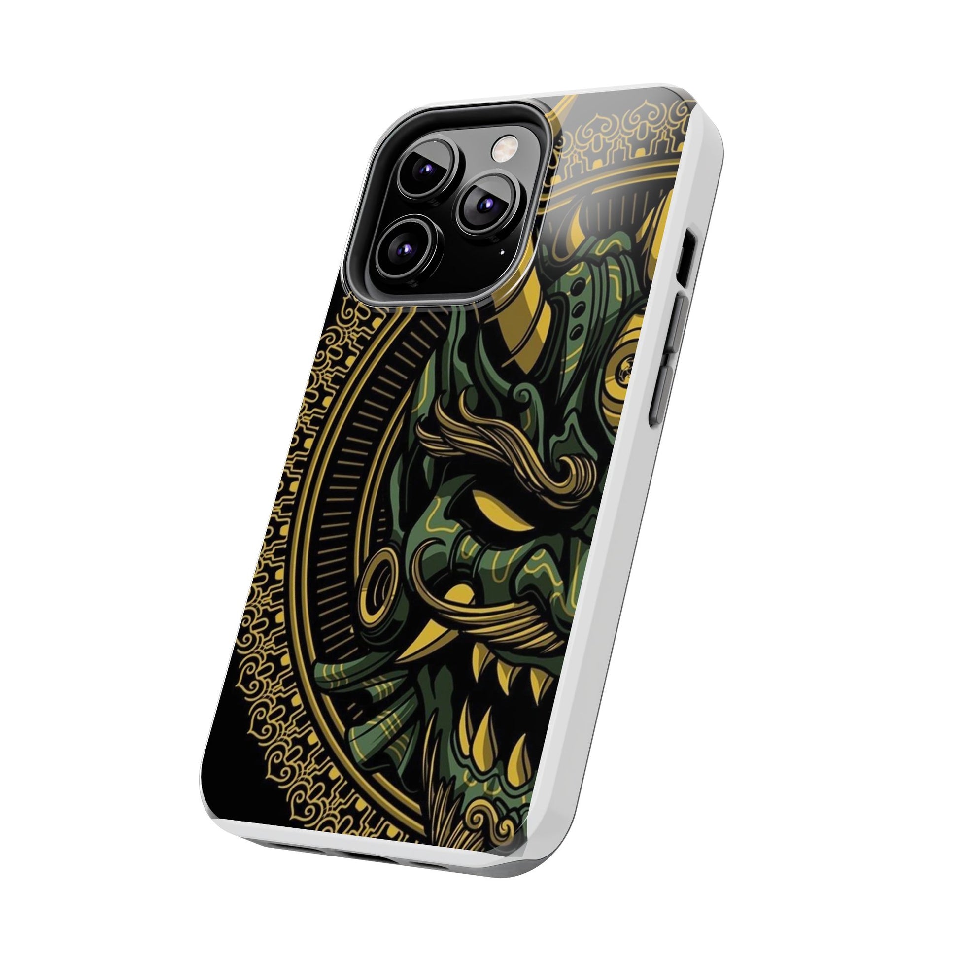 Kabuki Mask Theme Phone Cases for Iphones & Samsung Durable