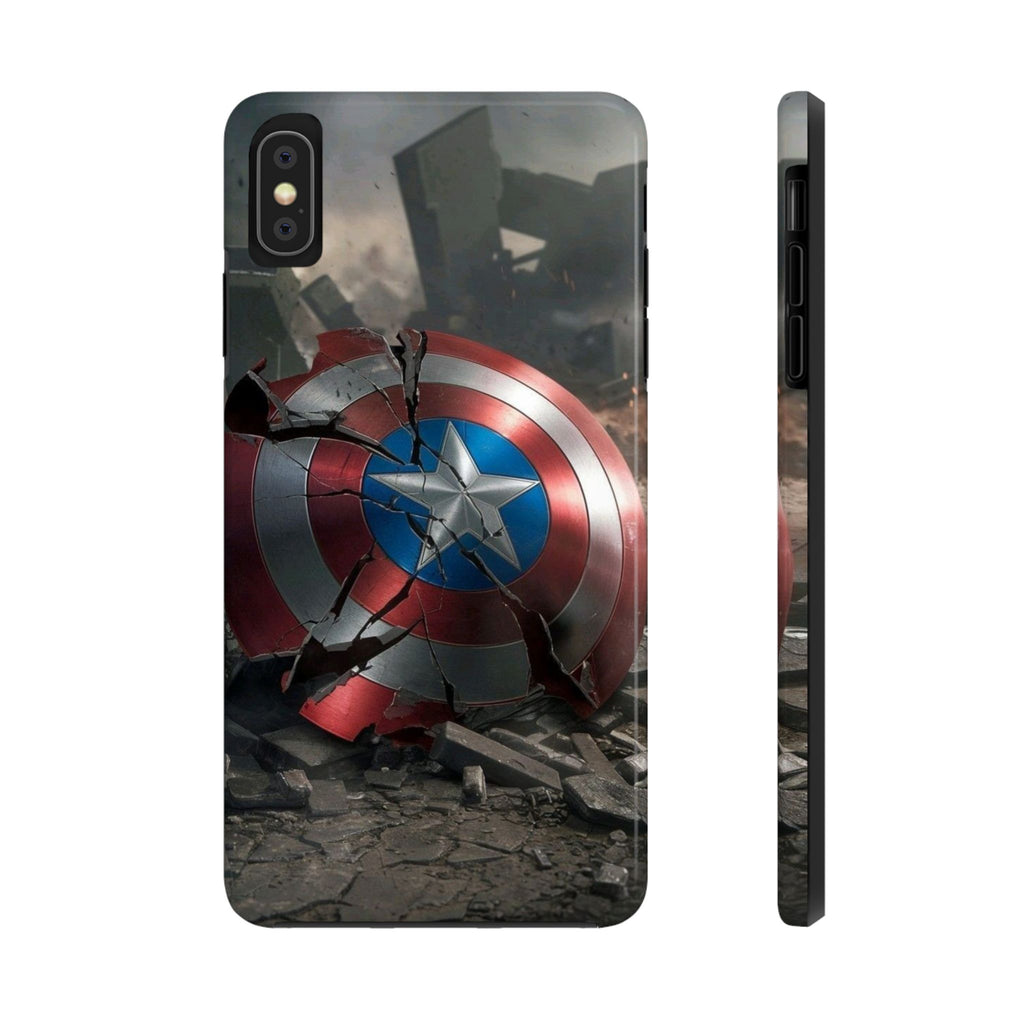 Capt. America Shield Tough Phone Cases for Iphones & Samsung Phones Durable