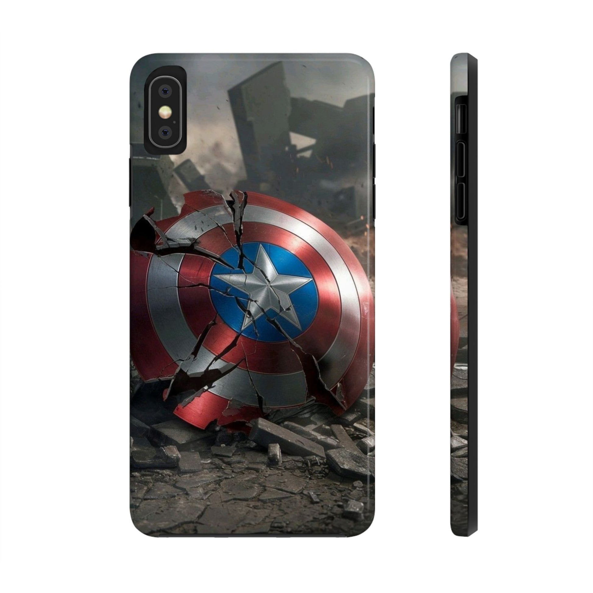 Capt. America Shield Tough Phone Cases for Iphones & Samsung Phones Durable