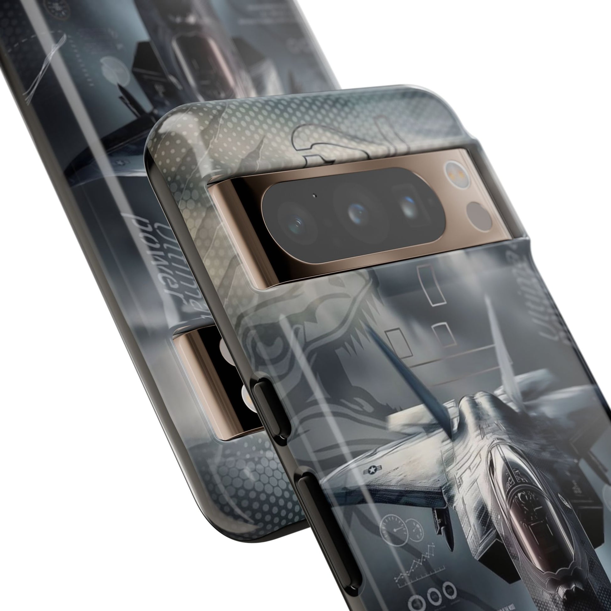 F-22 Raptor Fighter Jet Tough Cases for iPhones, Samsung, and Pixel