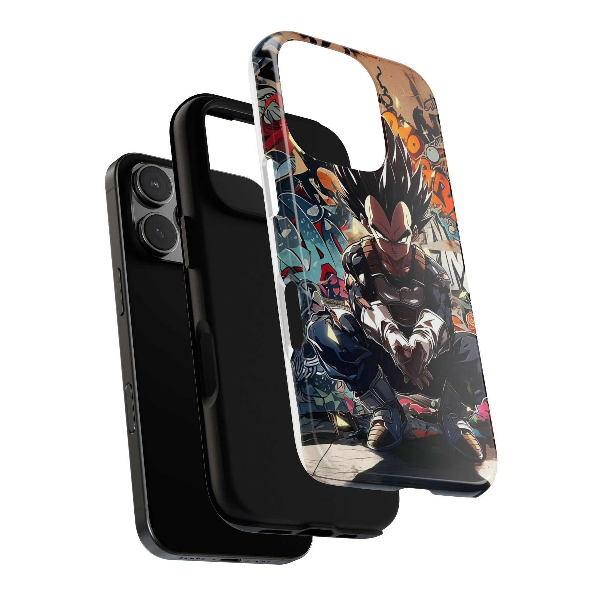 Anime Vegeta Dragon ball Z Tough Cases for iPhones, Samsung, and Pixel